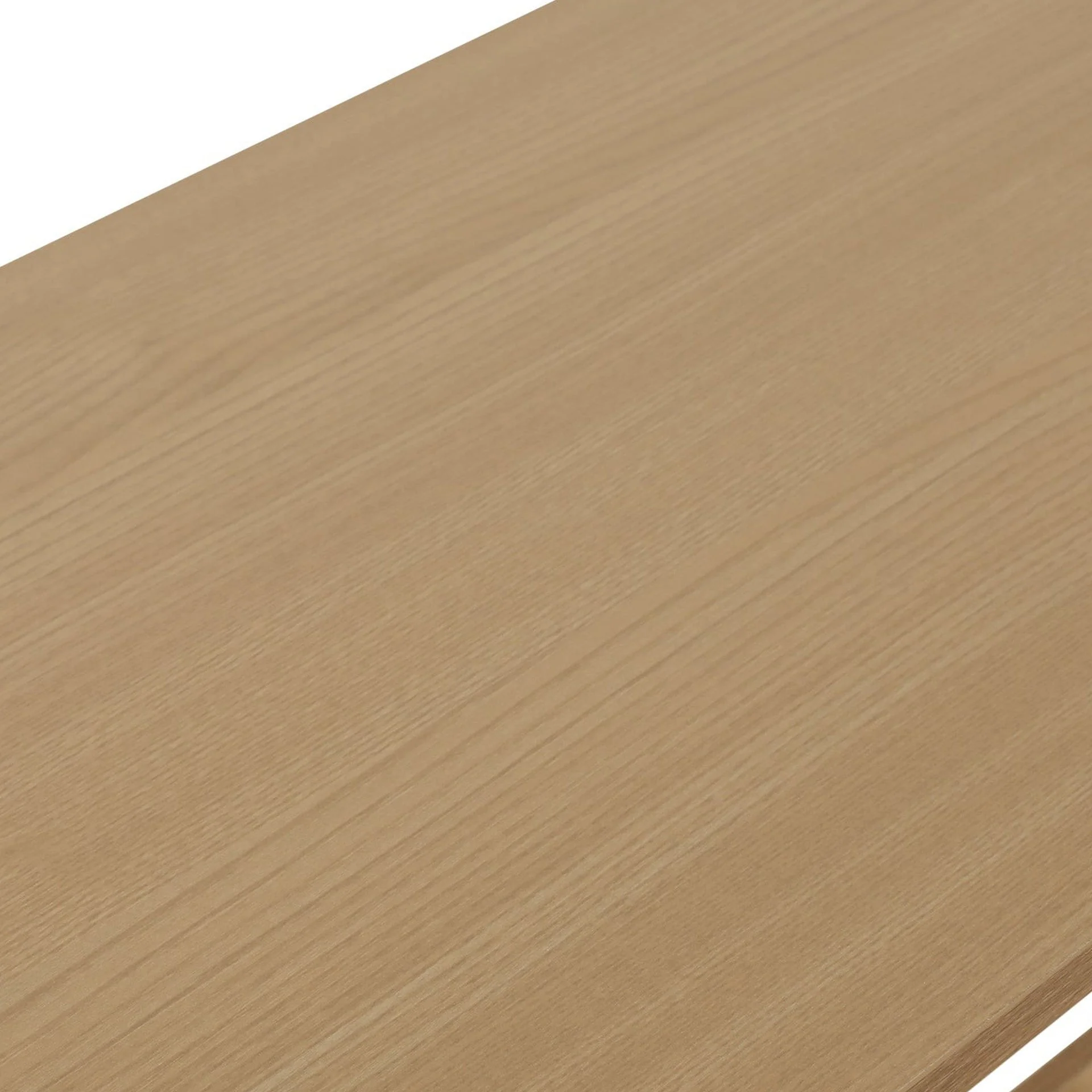 Hector 100cm Height-Adjustable Computer Desk - Maple + White - Image 7