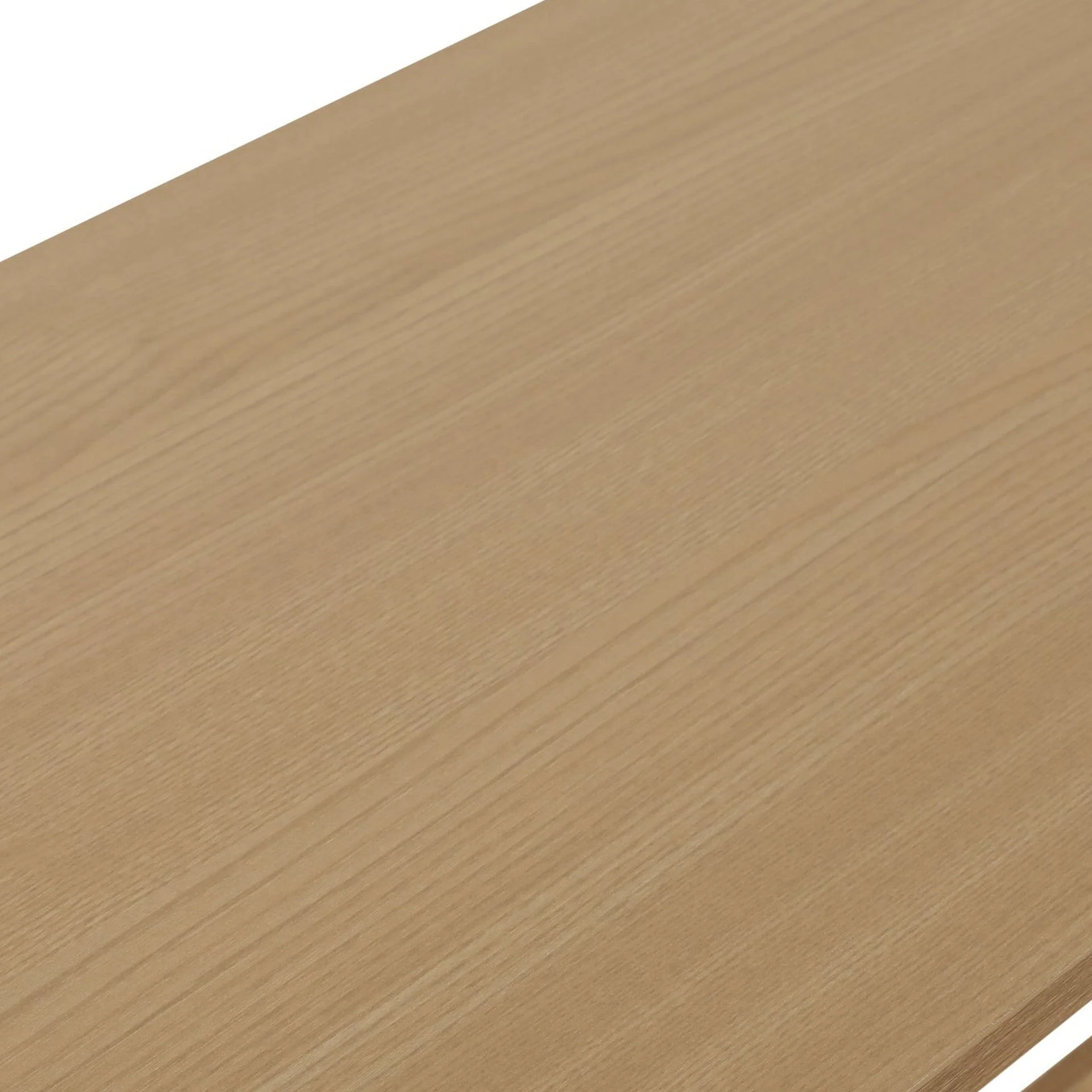Hector 80cm Height-Adjustable Computer Desk - Maple + White - Image 8