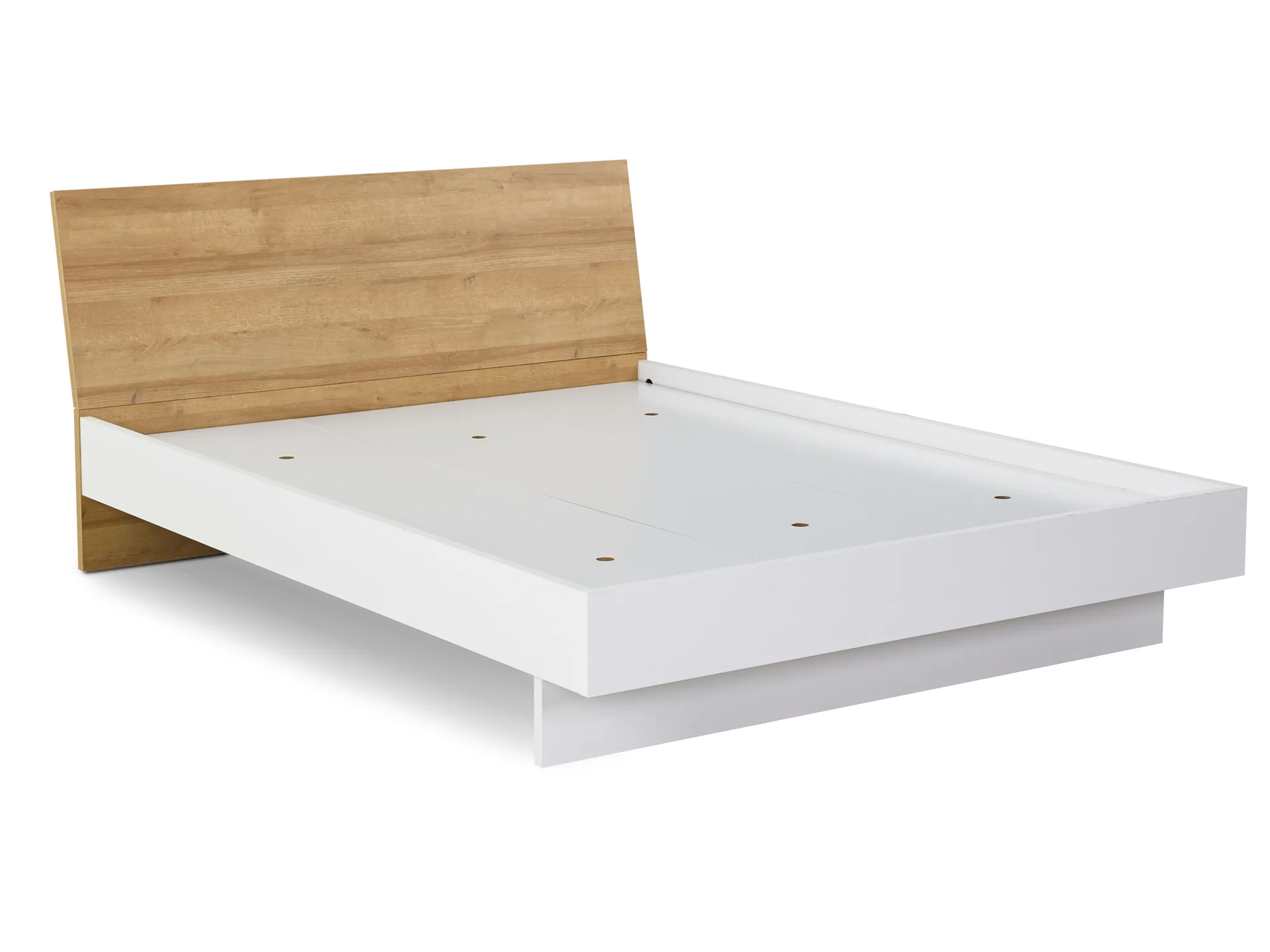 Hekla Queen Wooden Bed Frame - White - Image 2