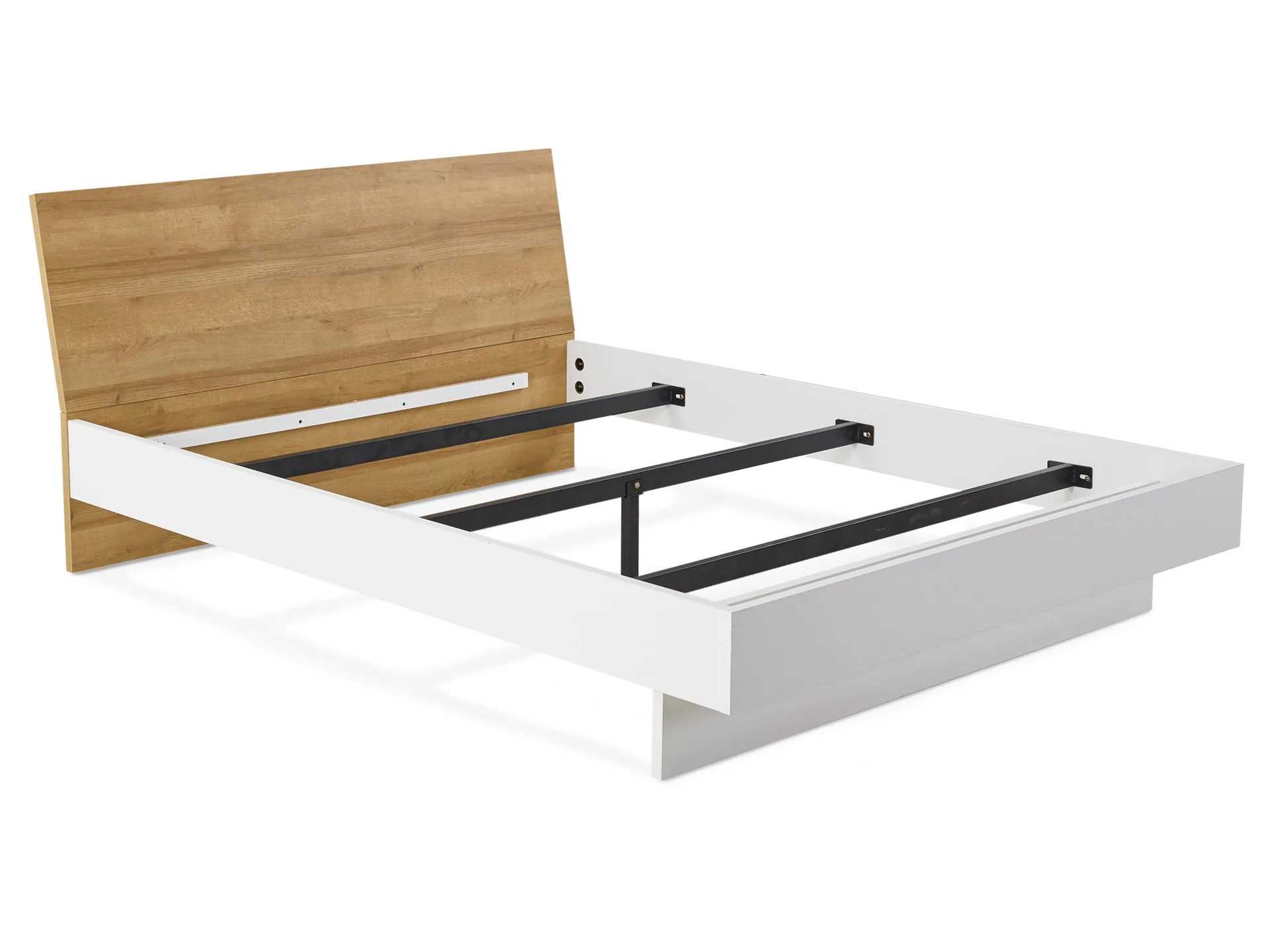 Hekla Queen Wooden Bed Frame - White - Image 4