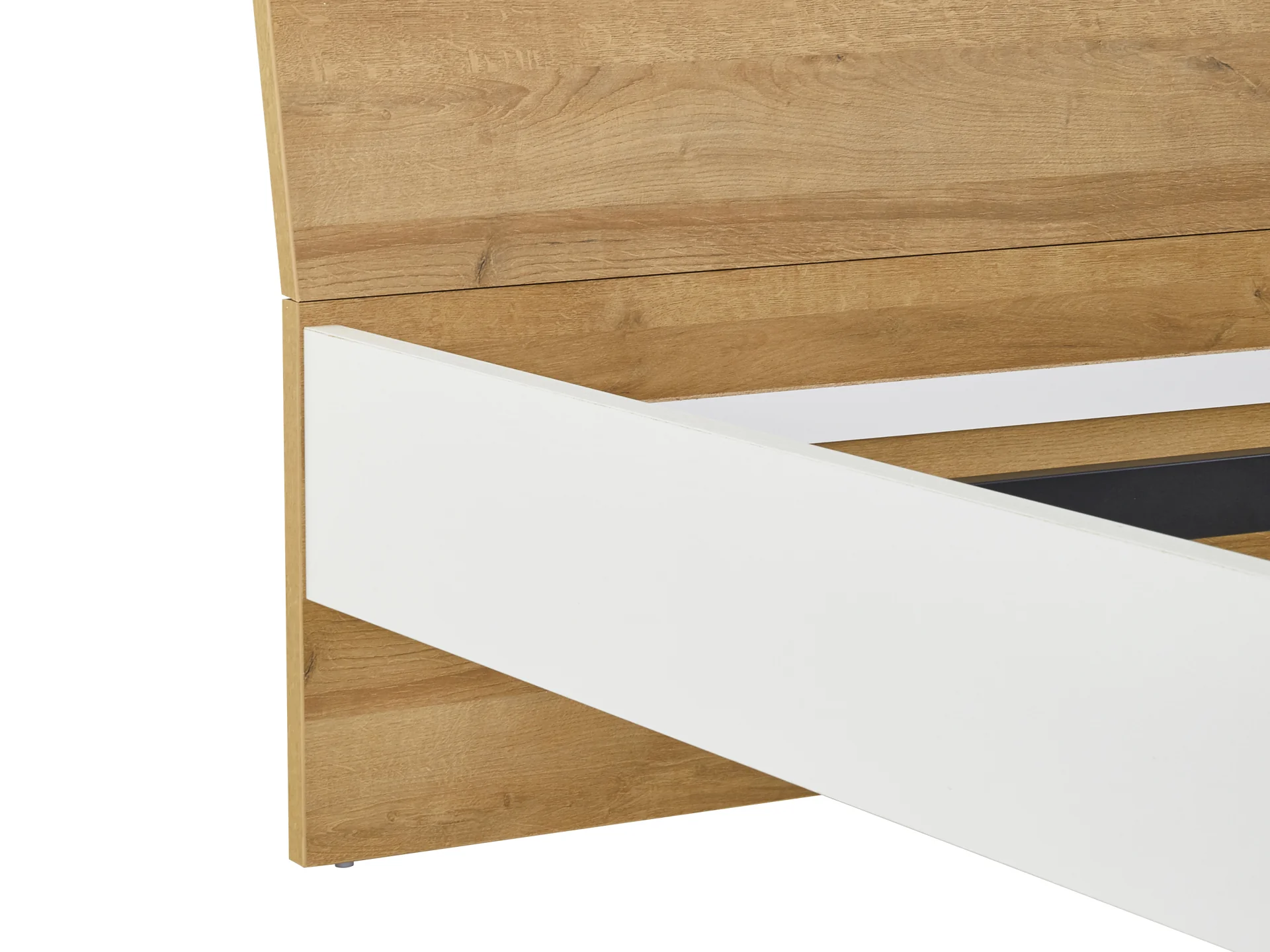 Hekla Queen Wooden Bed Frame - White - Image 5