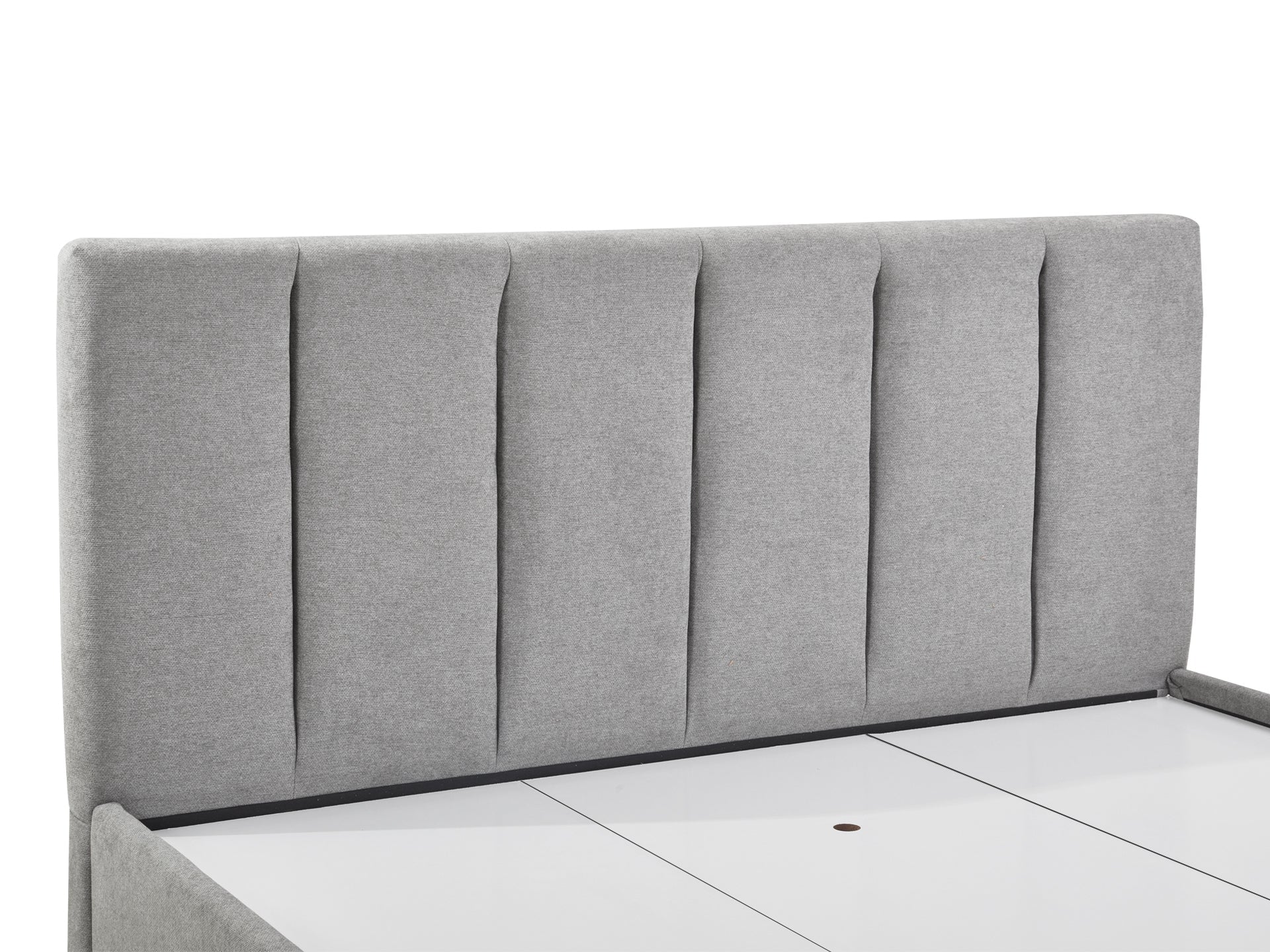 HLOLELA King Bed with Drawers - LIGHT GREY - Image 4
