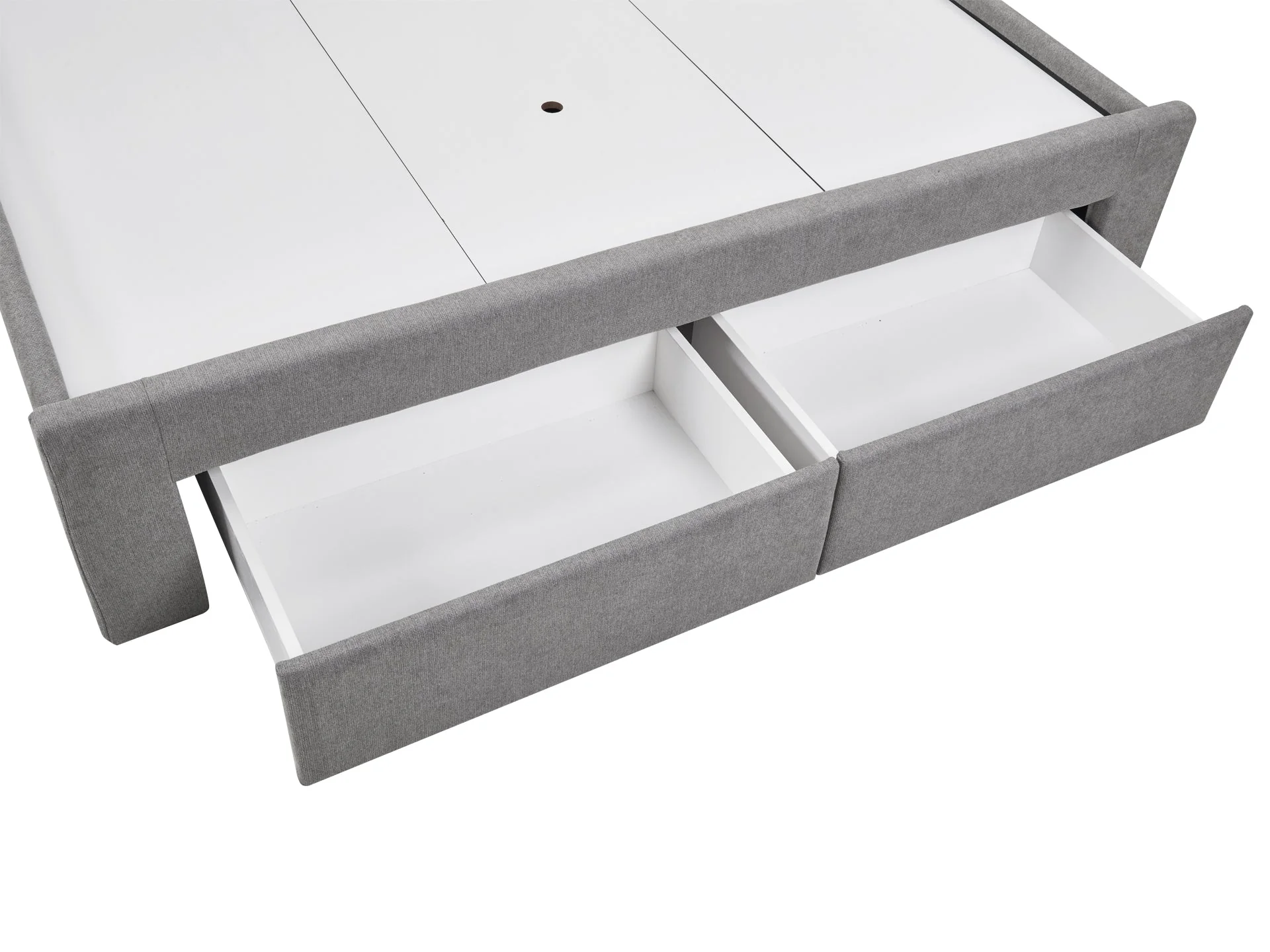 HLOLELA King Bed with Drawers - LIGHT GREY - Image 5