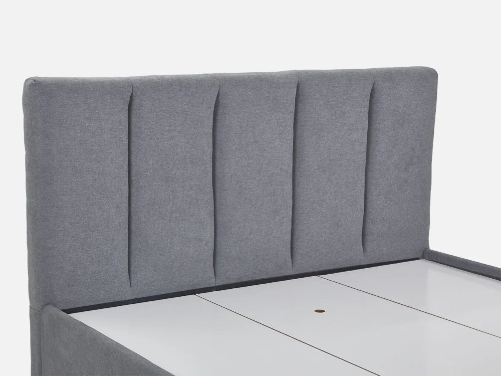 HLOLELA Queen Bed with Drawers - DARK GREY - Image 6
