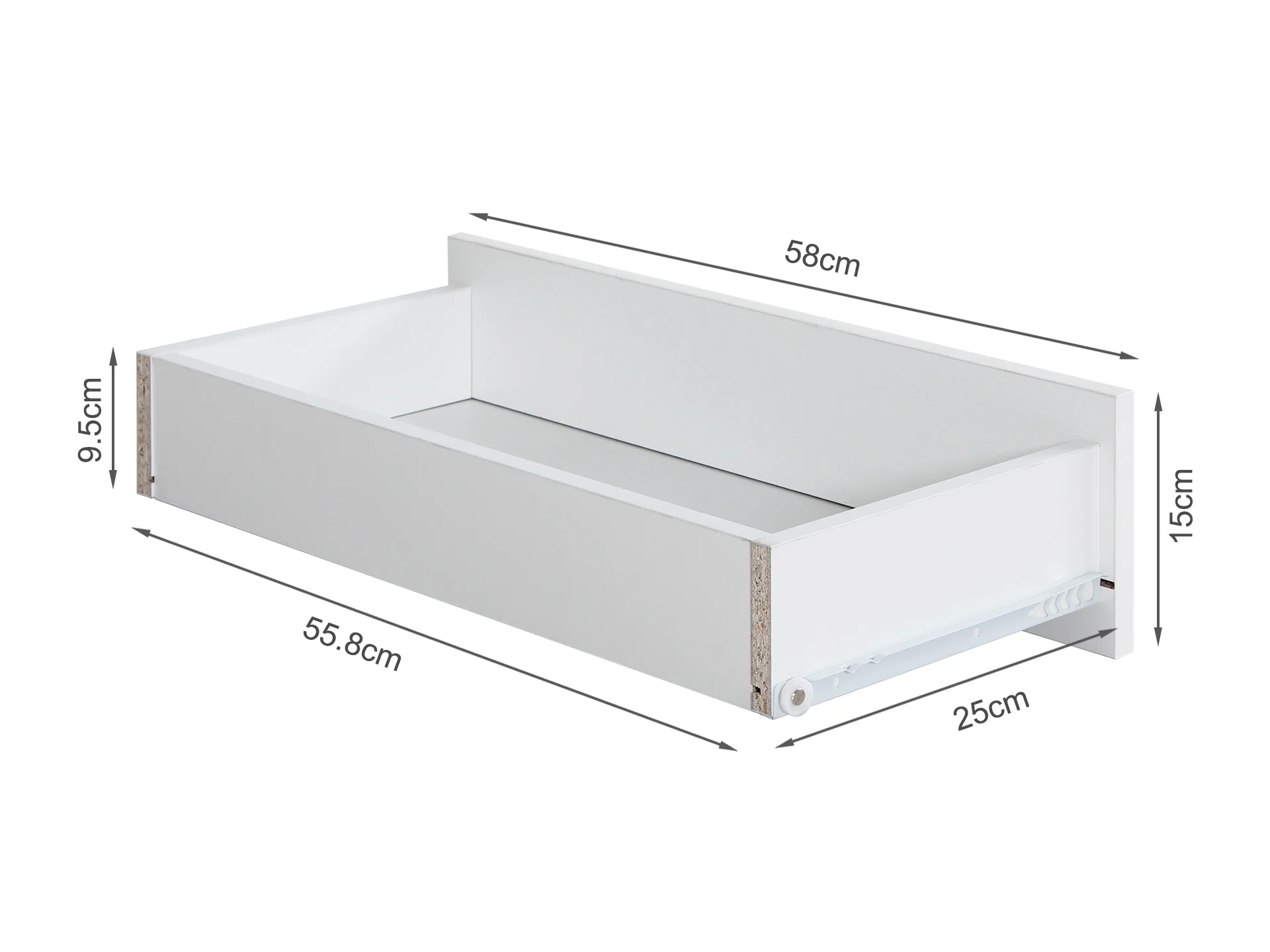HOROTEA 4 Drawer Shoe Cabinet Storage Rack - WHITE - Image 11