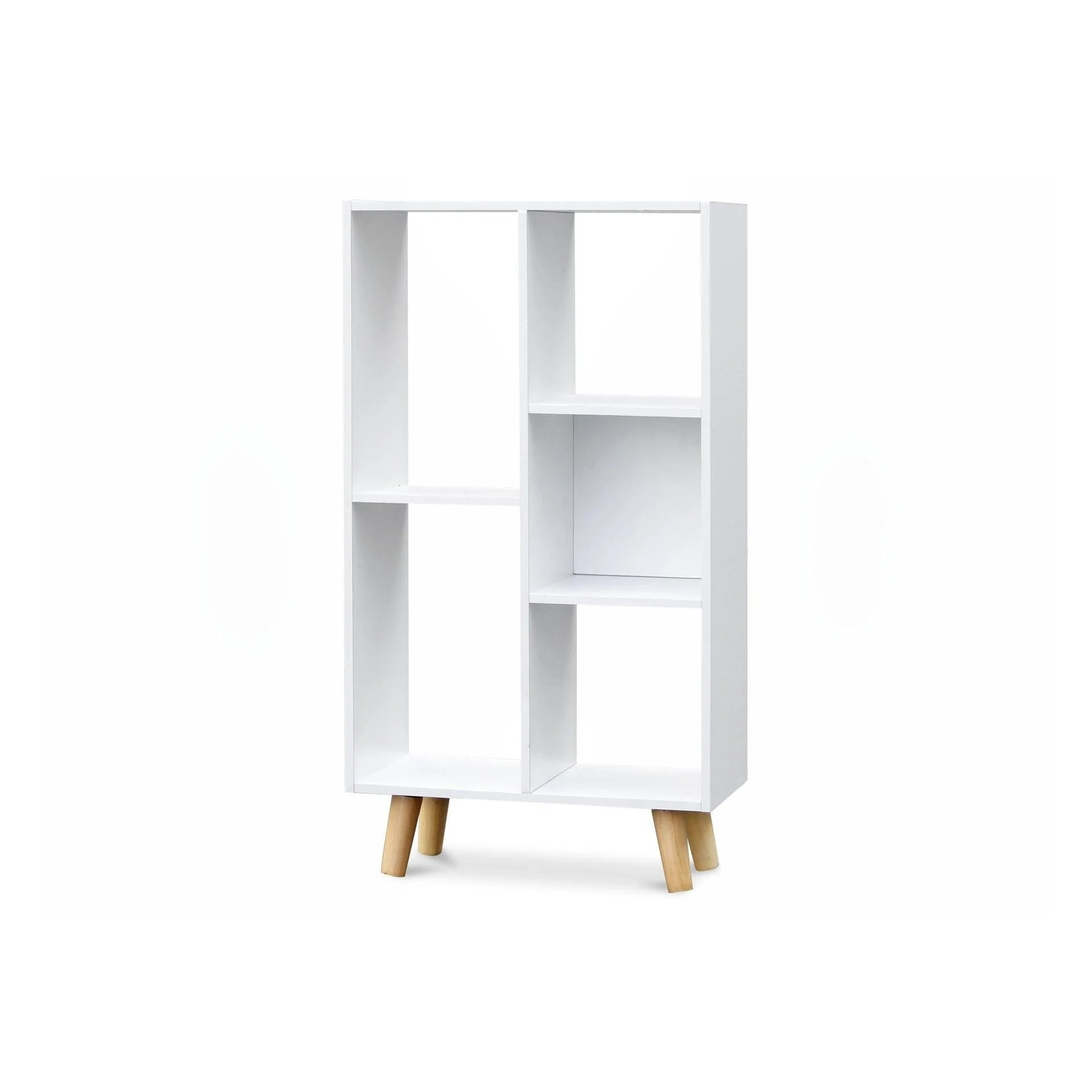 Huron Bookshelf Display Shelf Storage Unit - White - Image 6