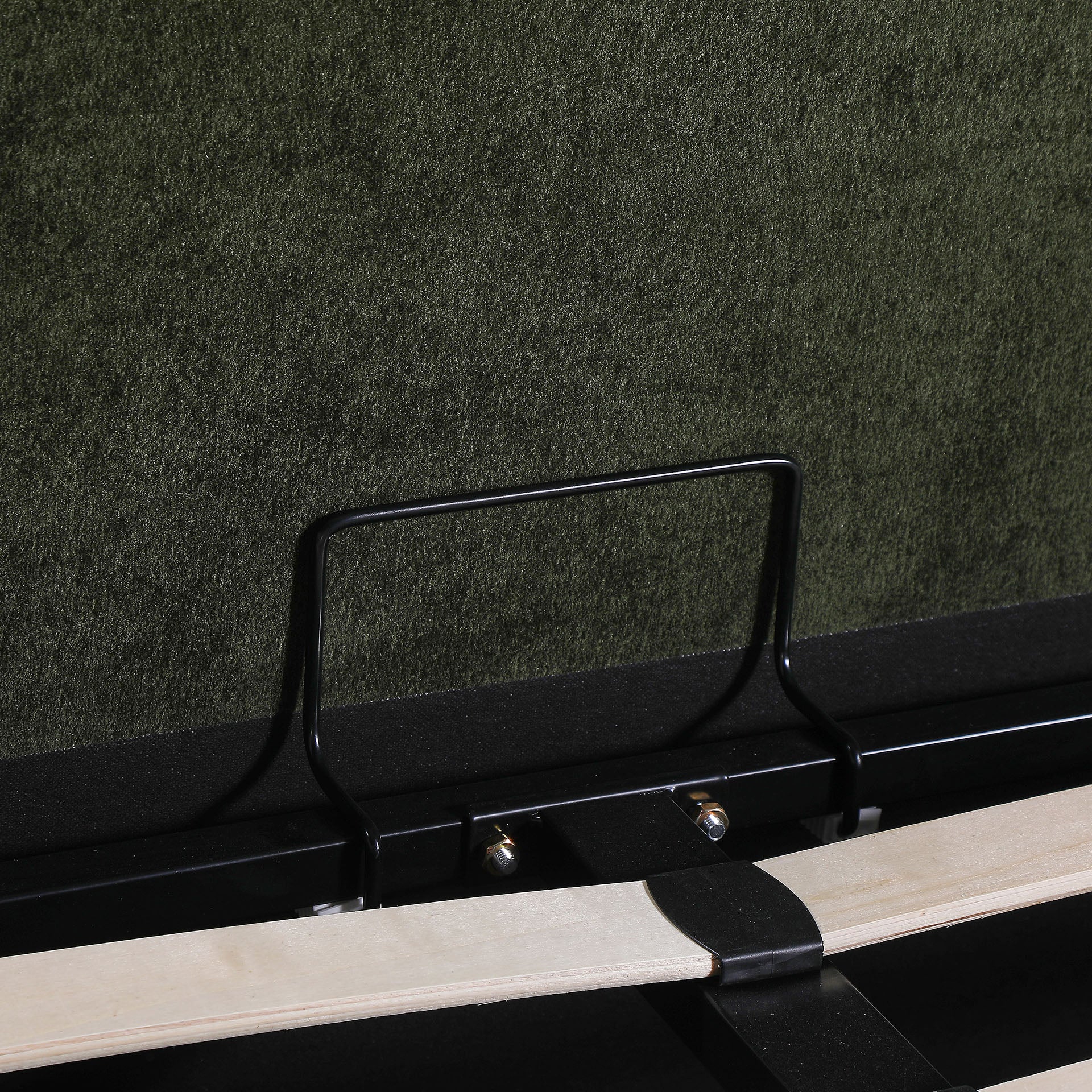 Isabella Queen Gas Lift Bed Frame - Green - Image 12
