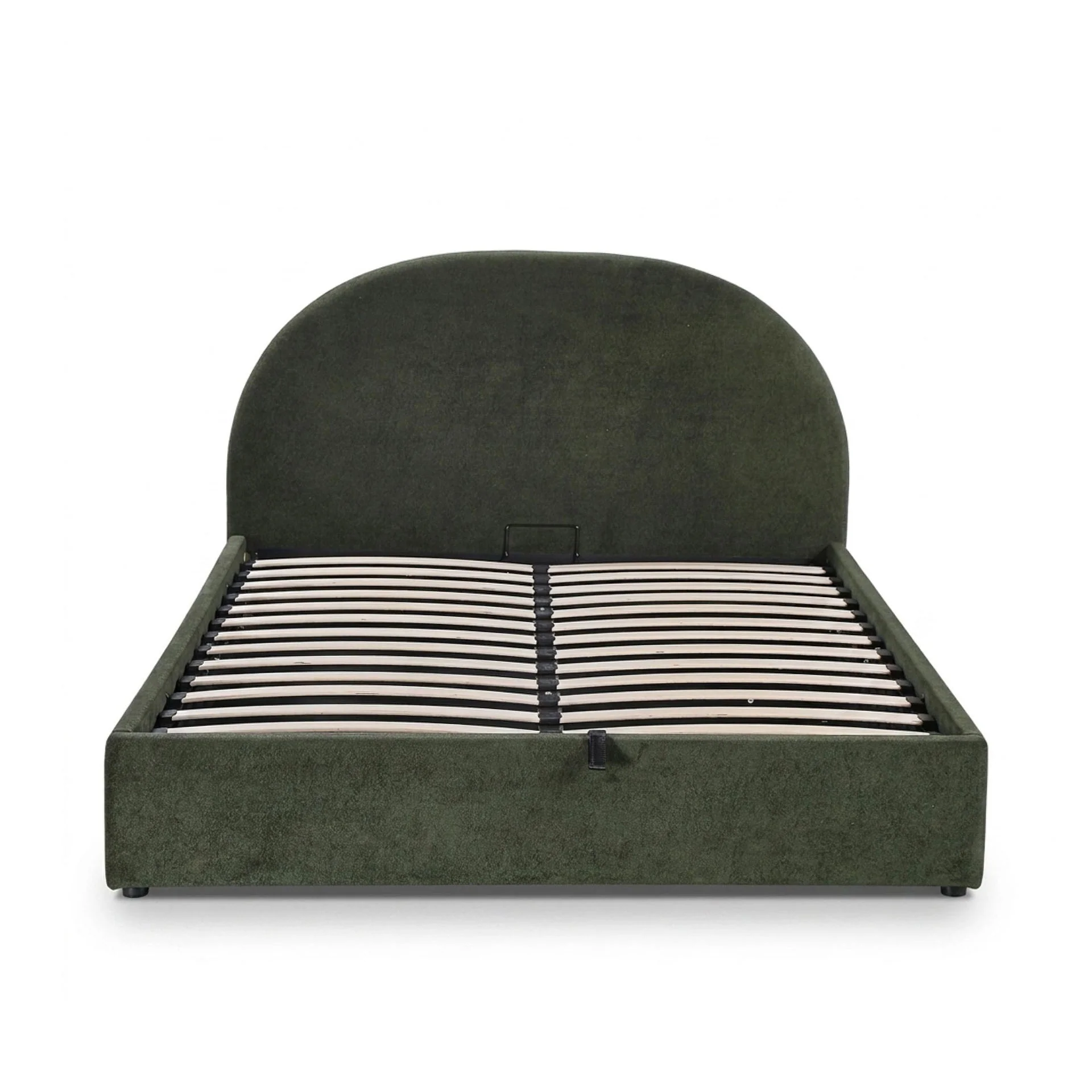 Isabella Queen Gas Lift Bed Frame - Green - Image 8