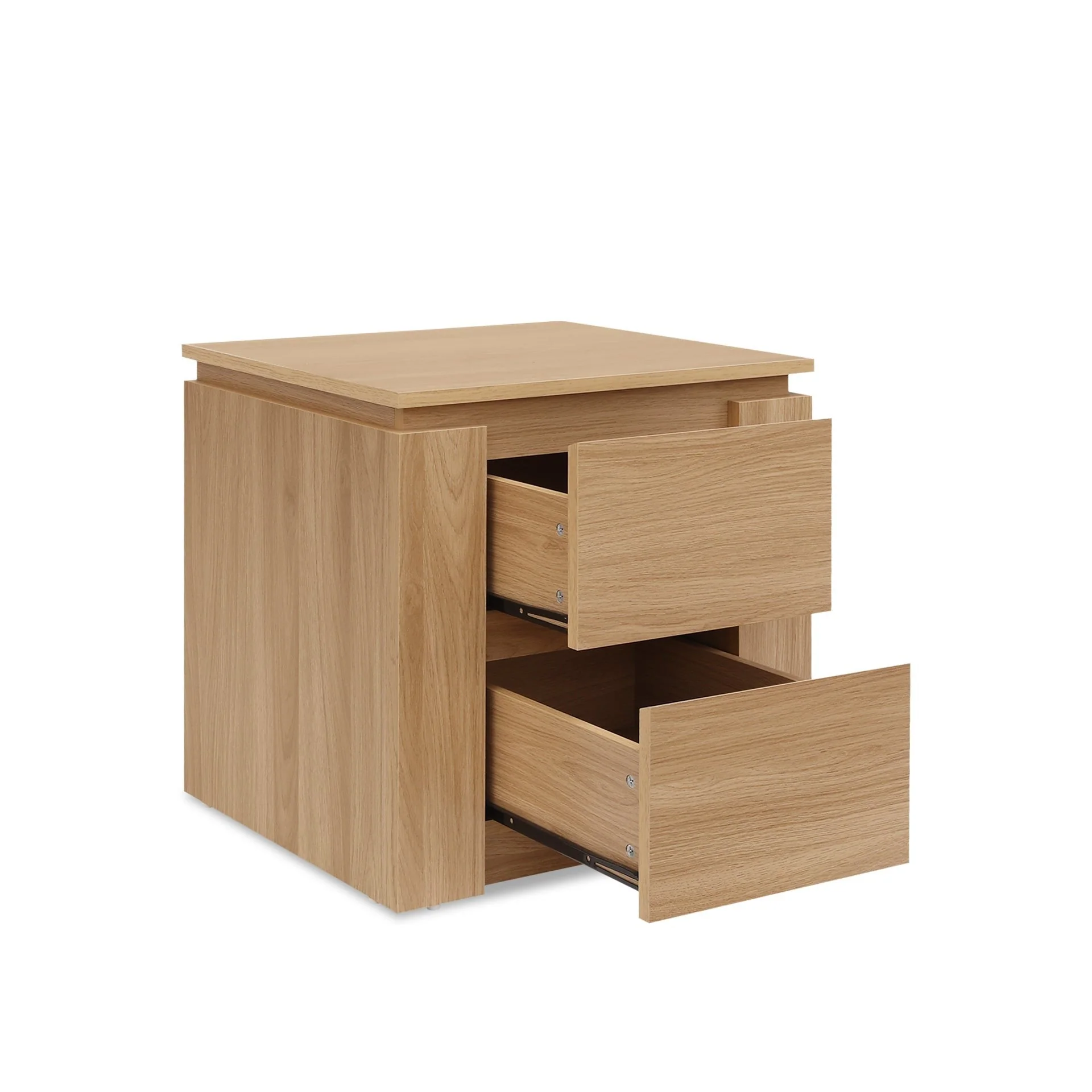 Jayce Bedside Table - Oak - Image 6