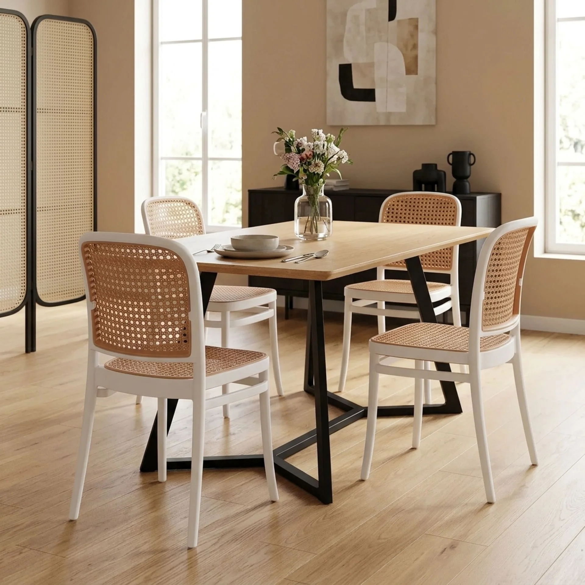 Josiah Dining Chair - Set of 4 - White - Image 4