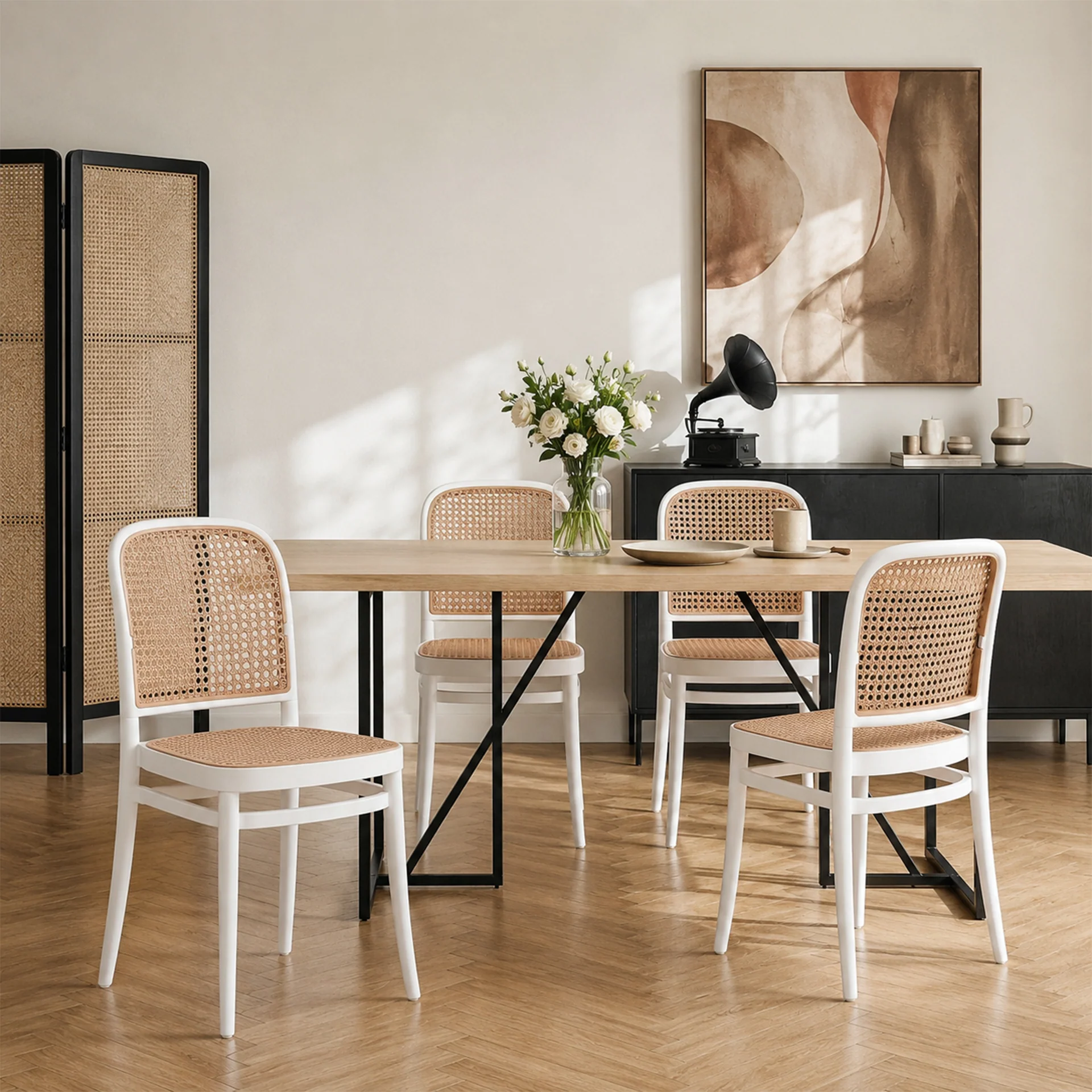Josiah Dining Chair - Set of 4 - White - Image 5