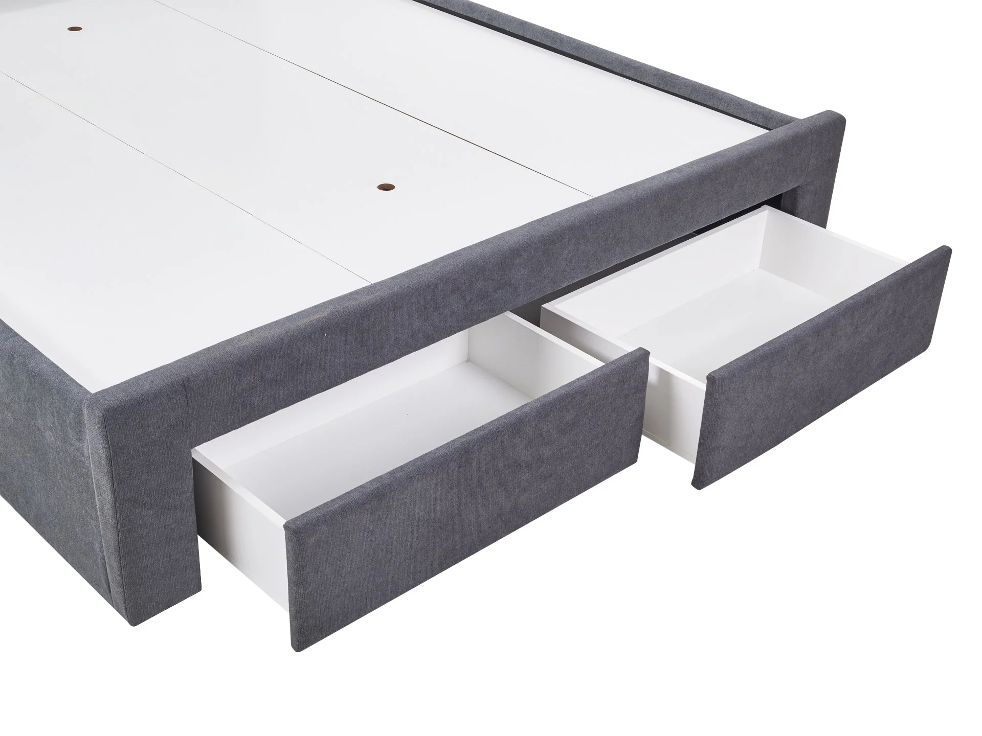 JULIAN King Bed with Drawers - DARK GREY - Image 6