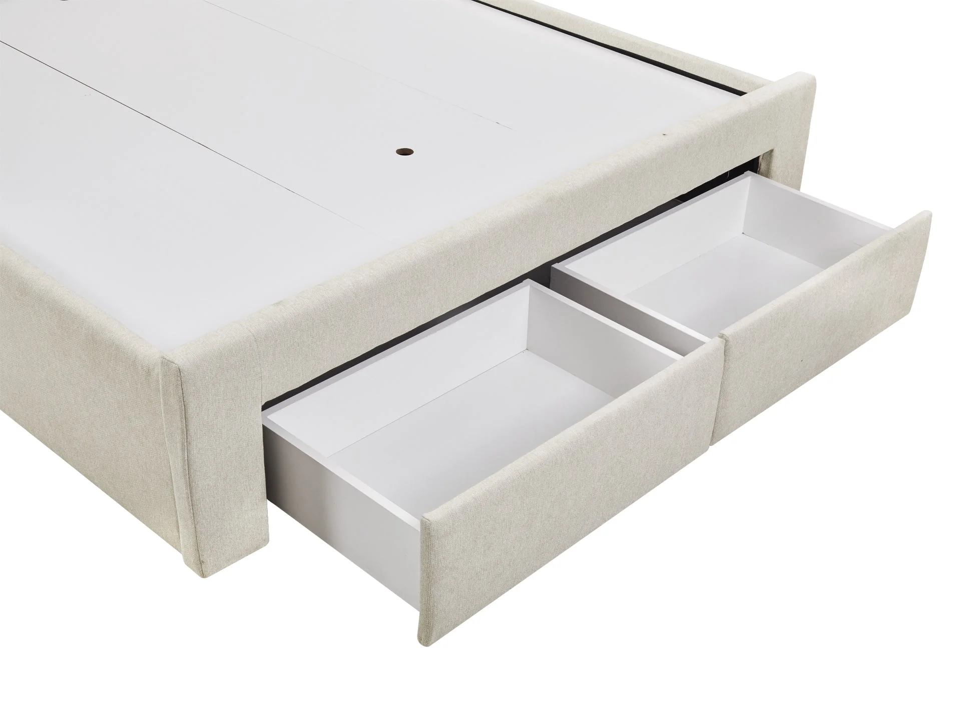 JULIAN Queen Bed with Drawers - BEIGE - Image 7