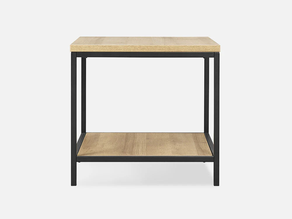 KADEN Square Coffee Table - OAK - Image 4