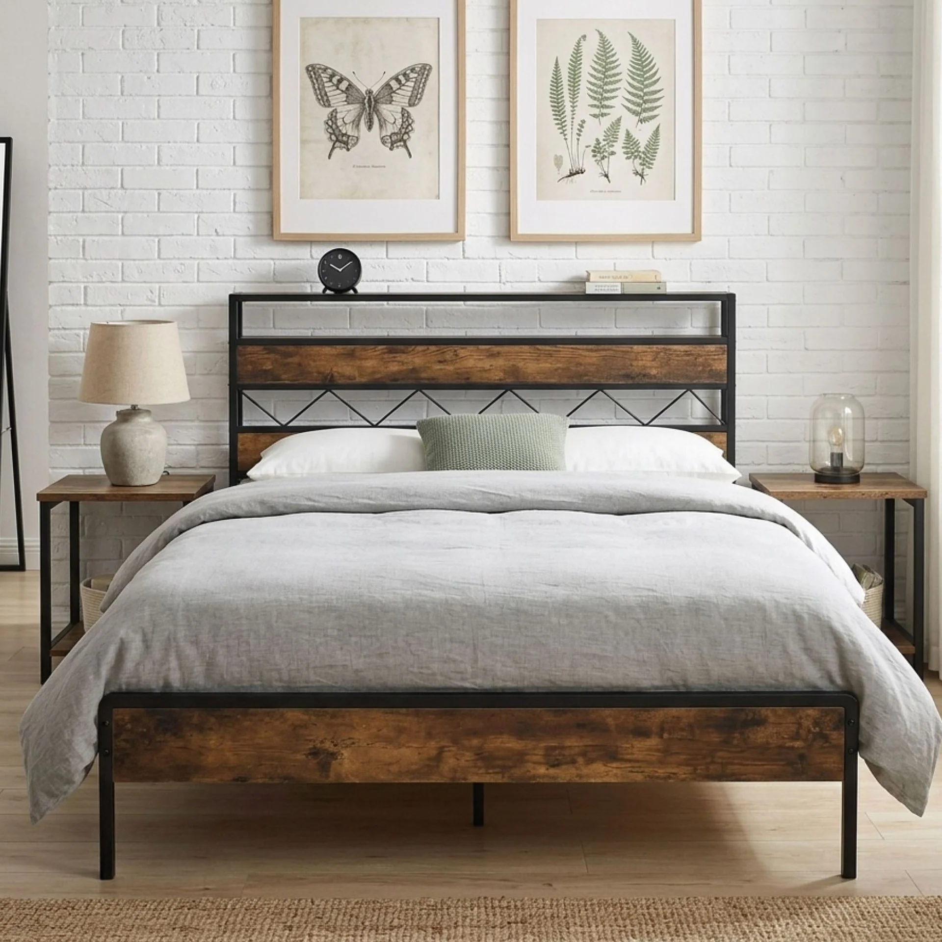Kaha Queen Metal Bed Frame - Black - Image 2