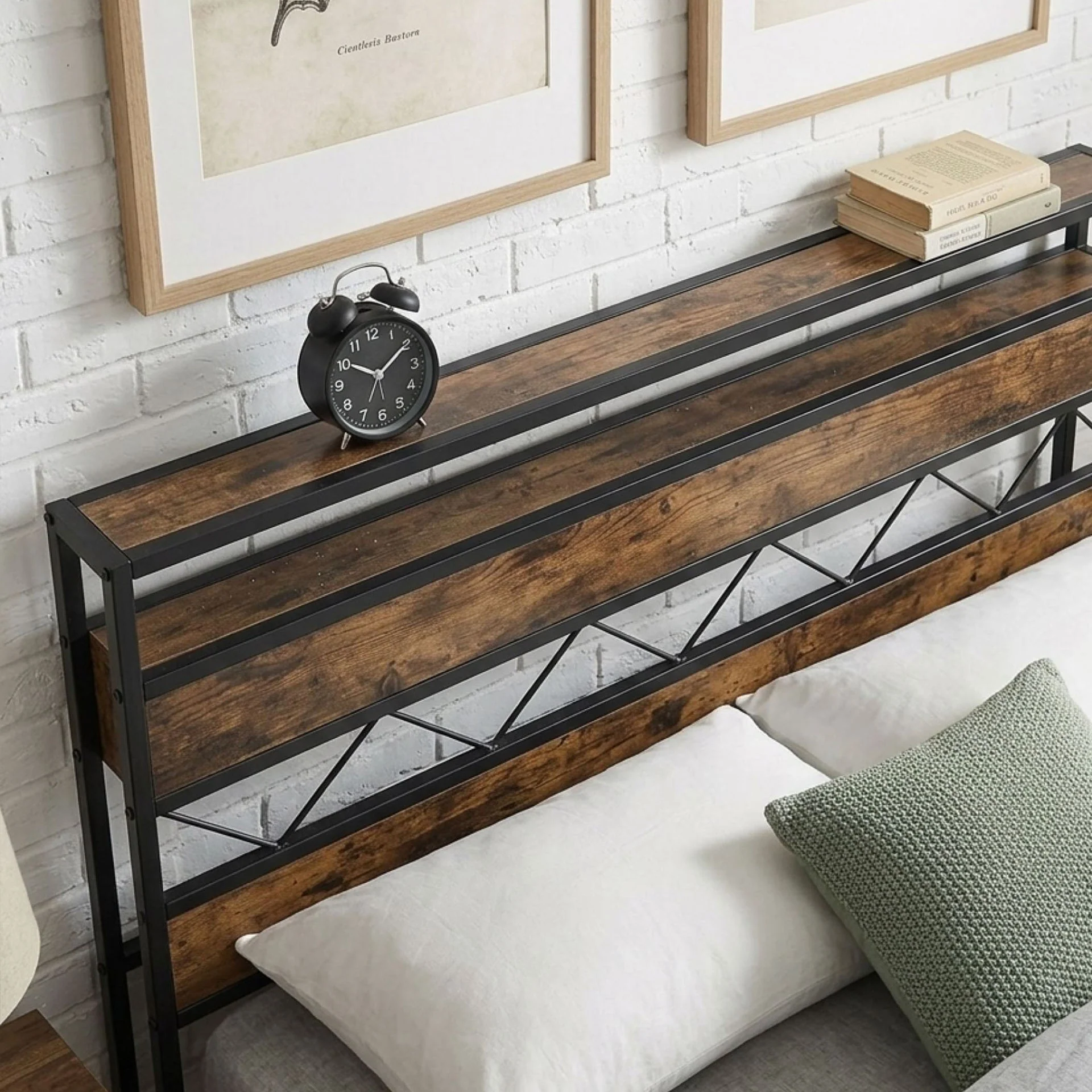 Kaha Queen Metal Bed Frame - Black - Image 5