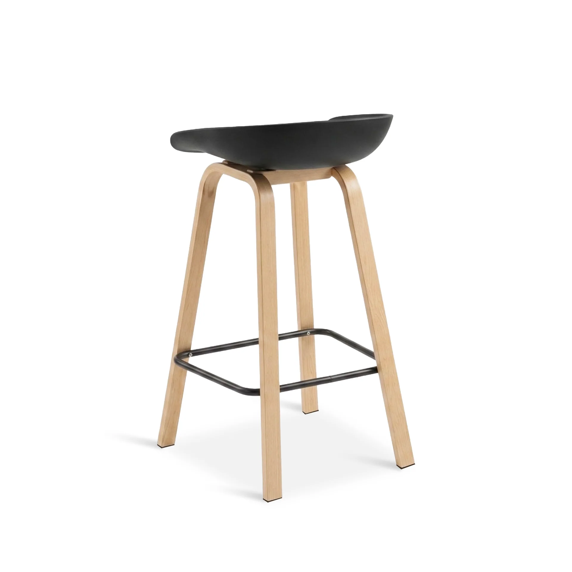 Kai Metal Bar Stool 75cm - Set of 4 - Black - Image 9