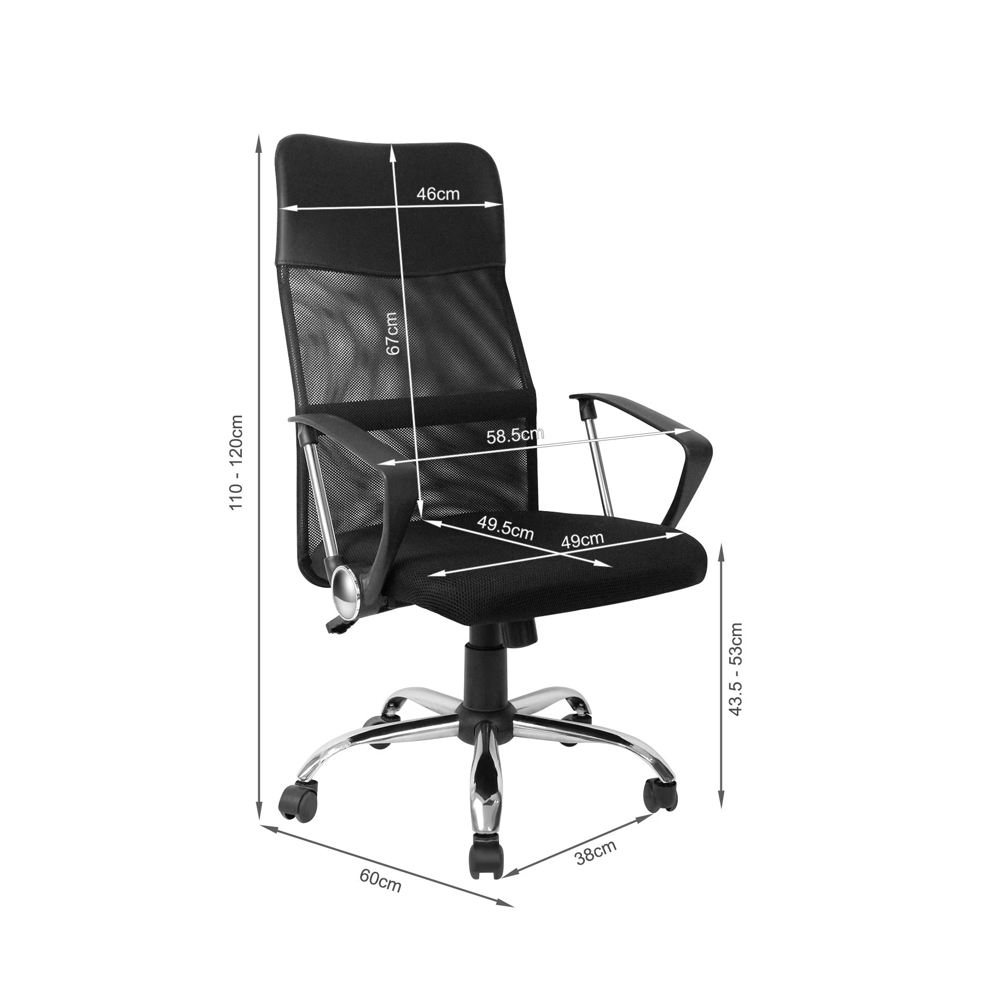 Kaizen Office Chair - Black - Image 16