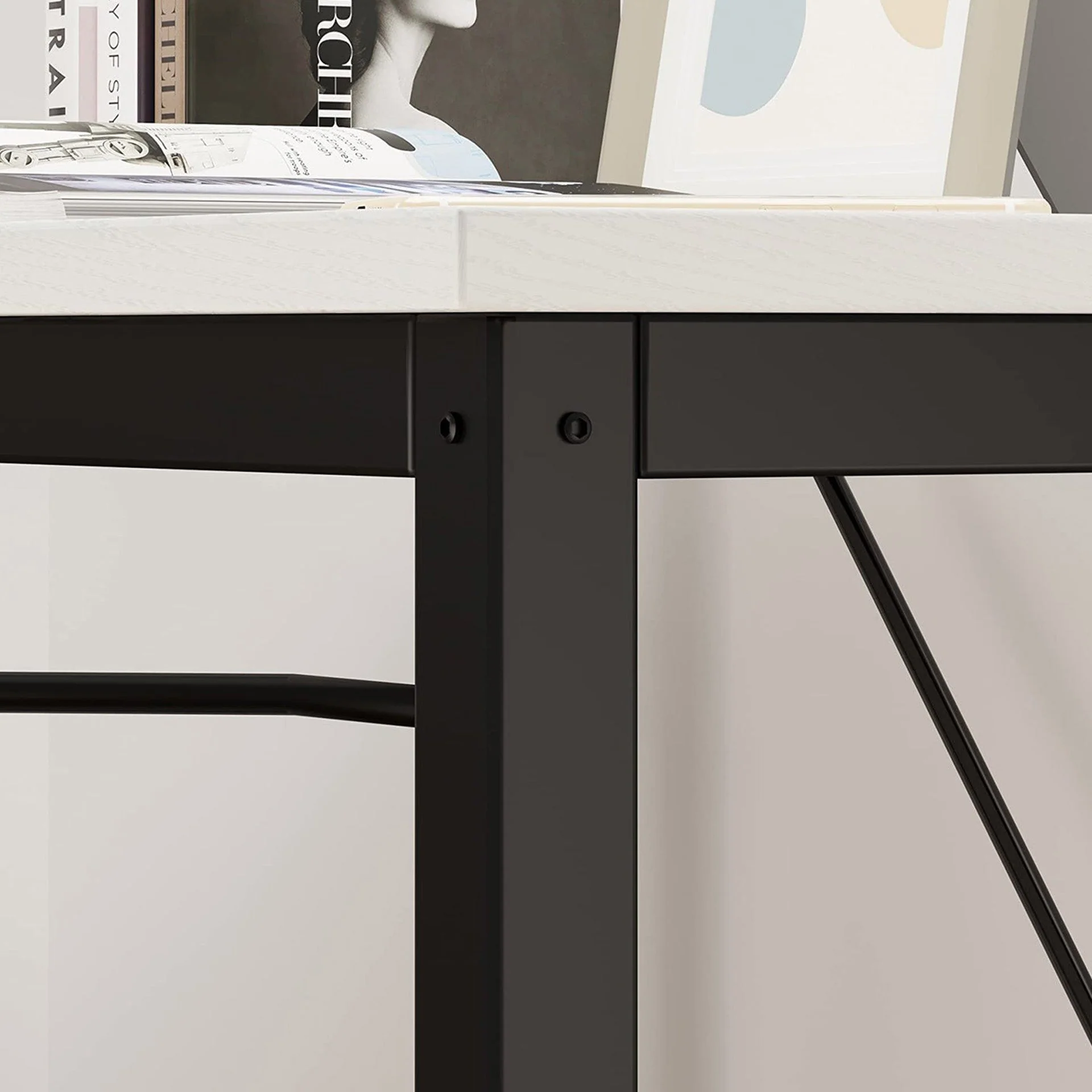 Kestrel Computer Corner Desk - White - Image 10