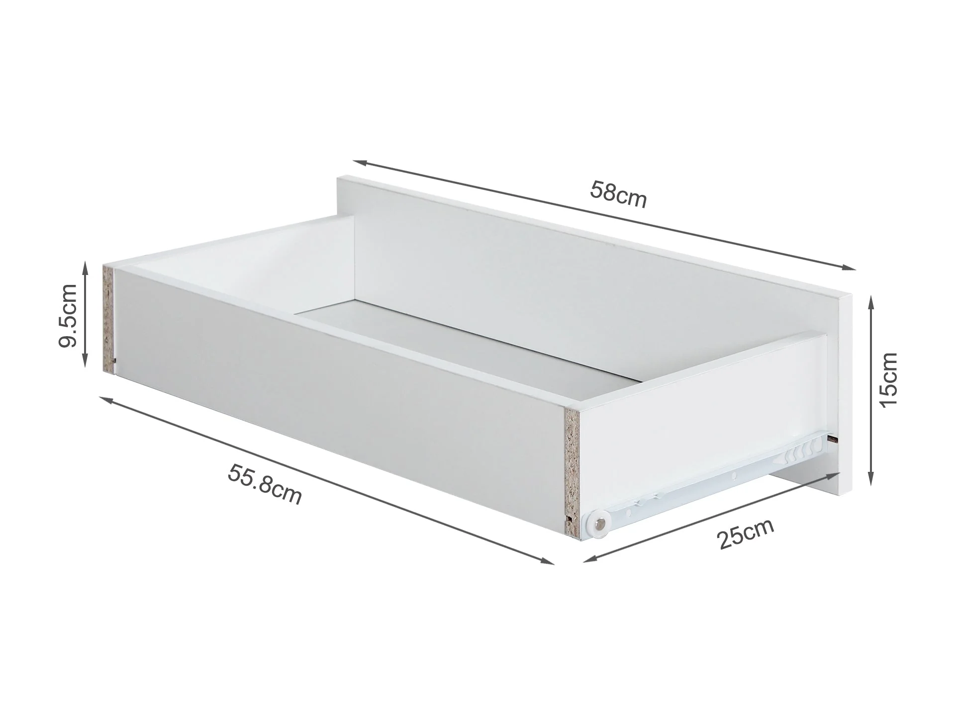 Kihona 3 Drawer Shoe Cabinet Storage Rack - White - Image 13
