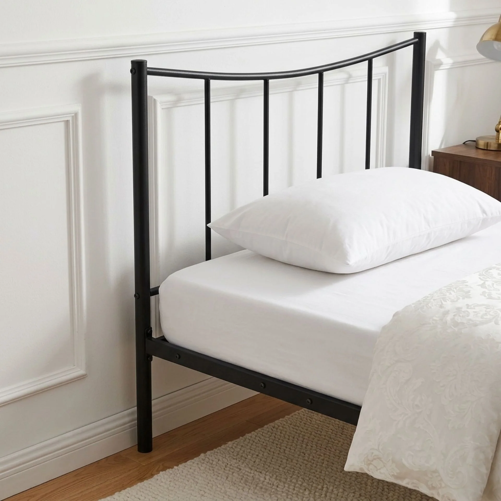 Kinsley King Single Metal Bed Frame - Black - Image 4