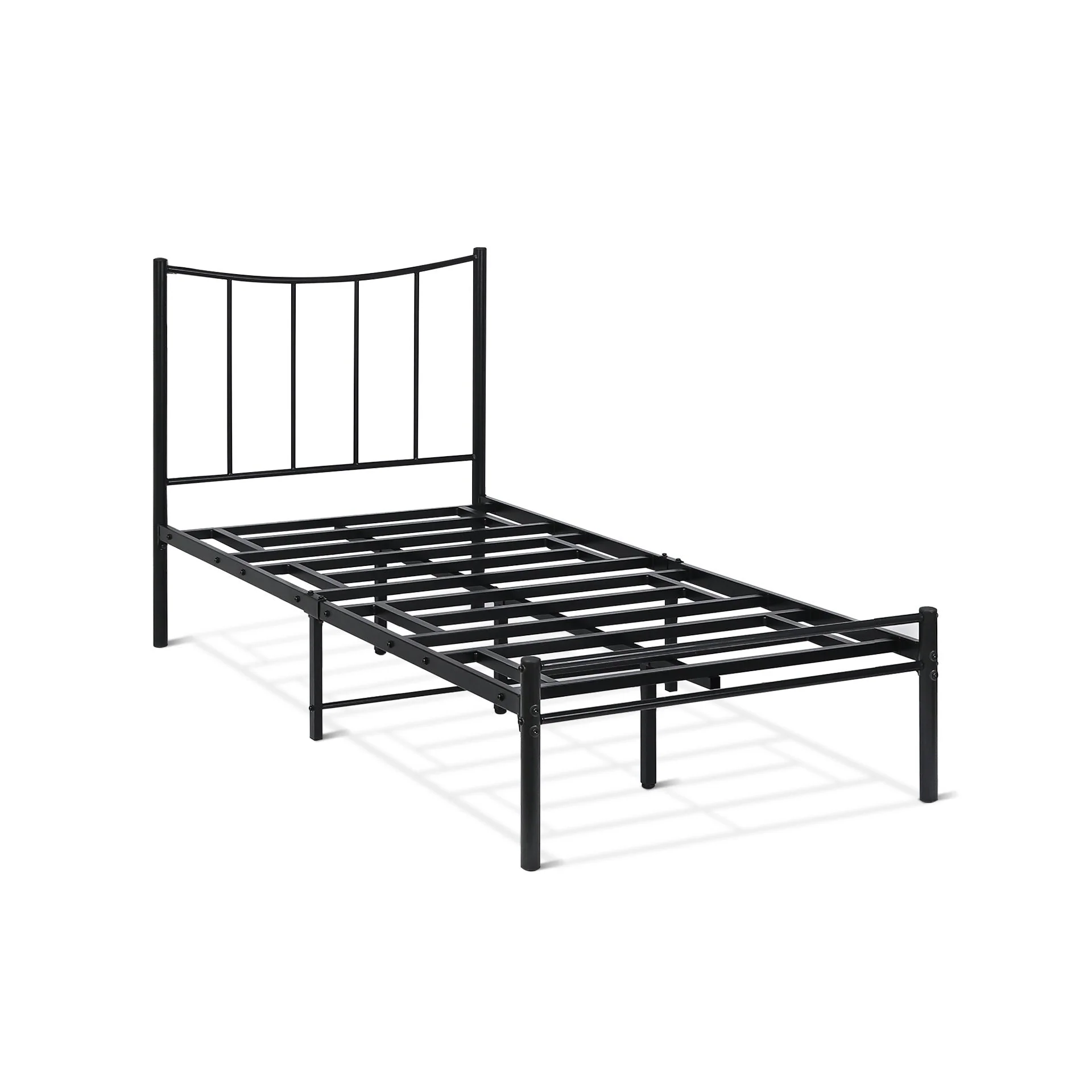 Kinsley Single Metal Bed Frame - Black - Image 6
