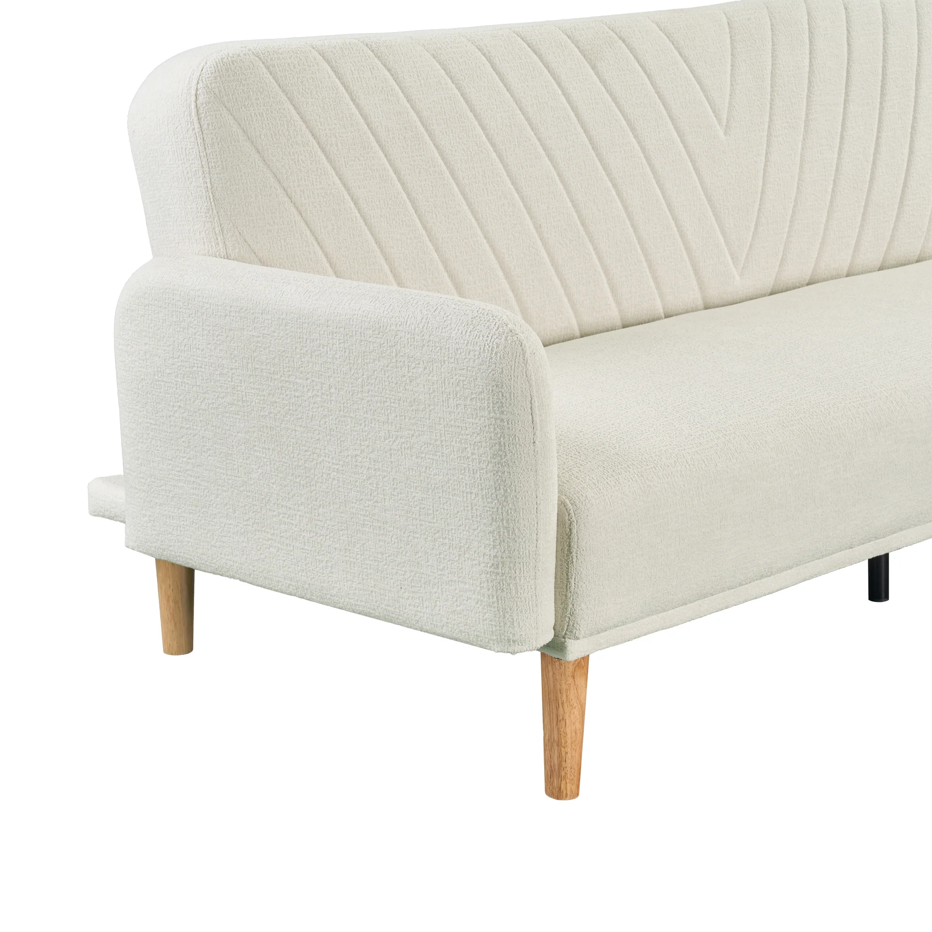 Kiri 3 Seater Sofa Bed - Beige - Image 13