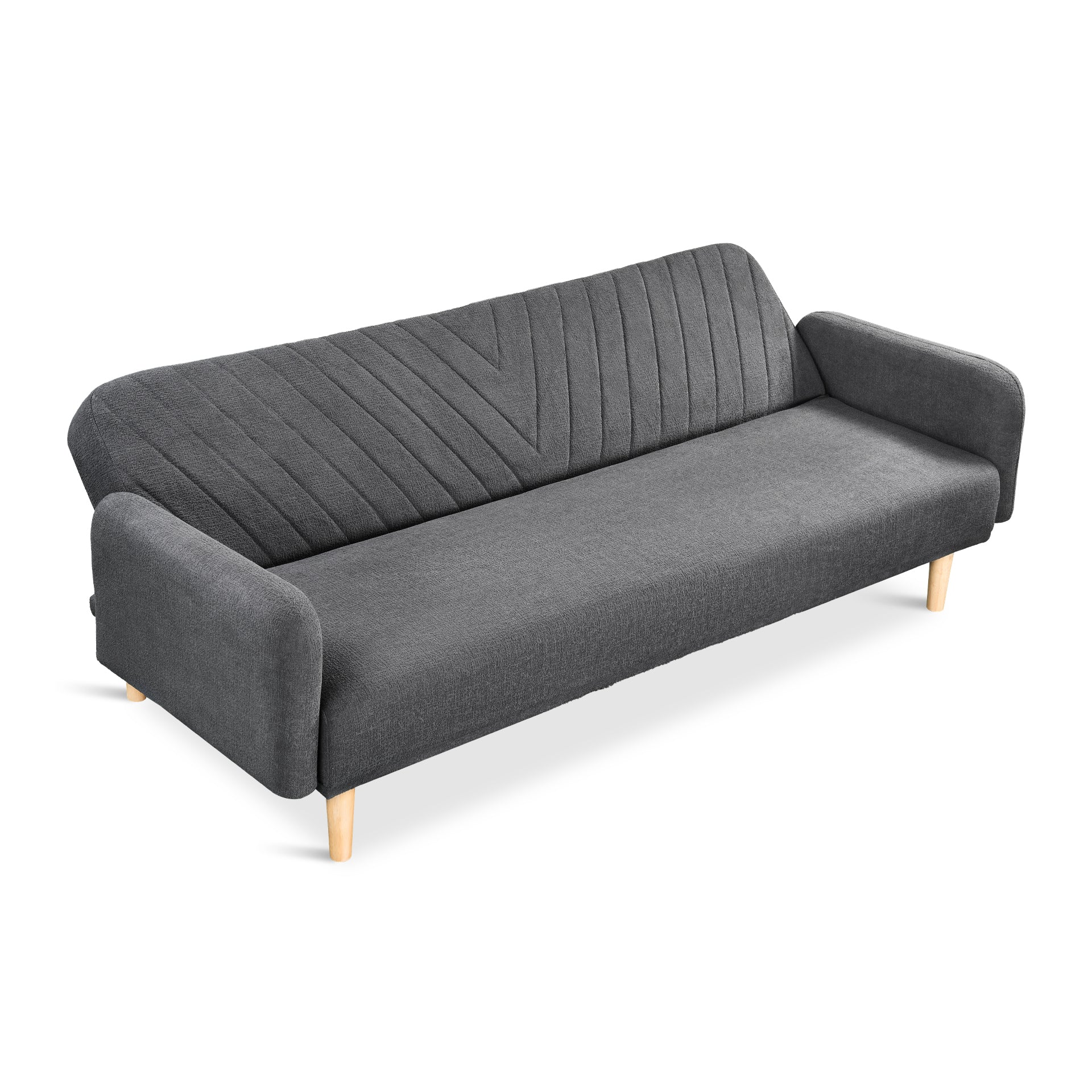 Kiri 3 Seater Sofa Bed - Grey - Image 10