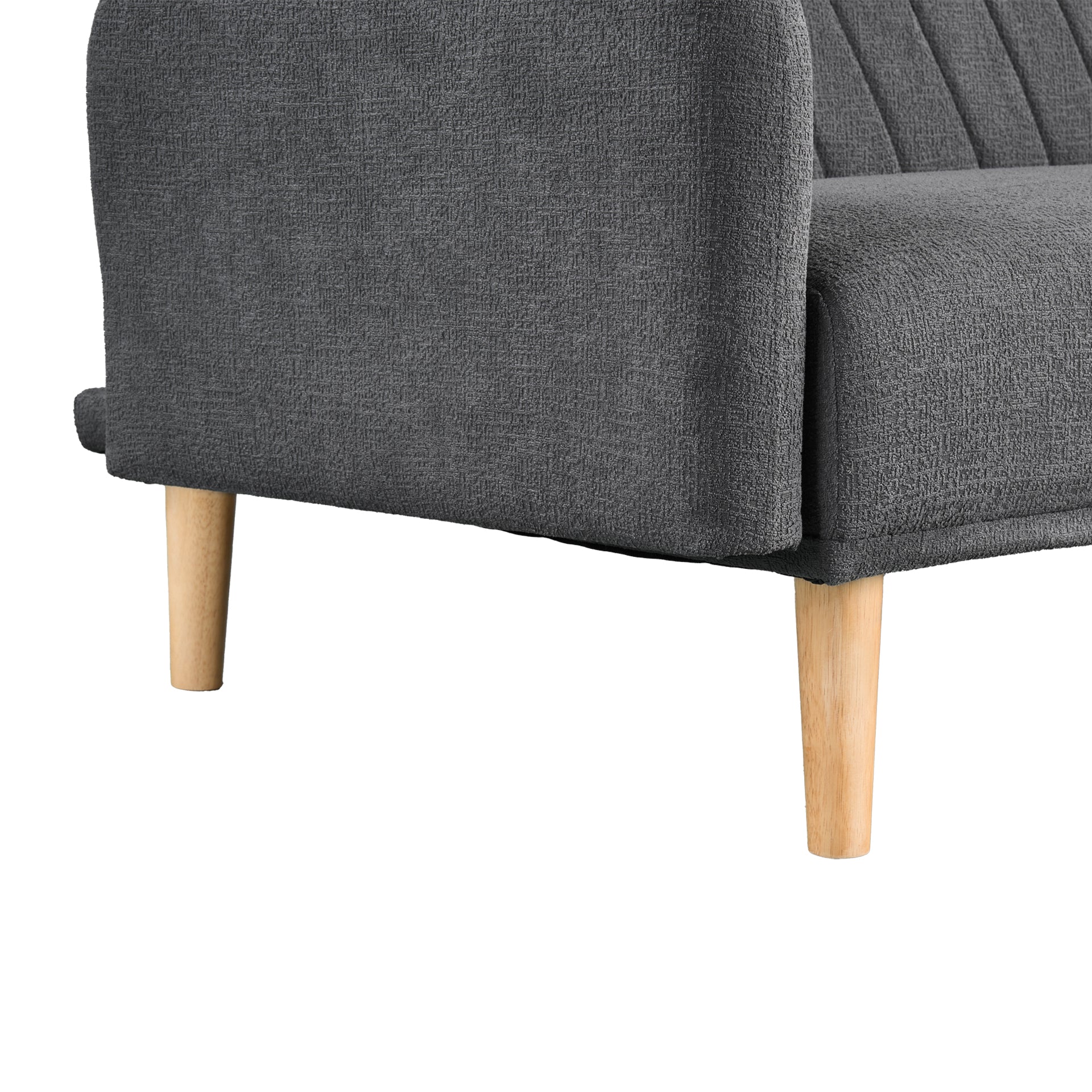 Kiri 3 Seater Sofa Bed - Grey - Image 14