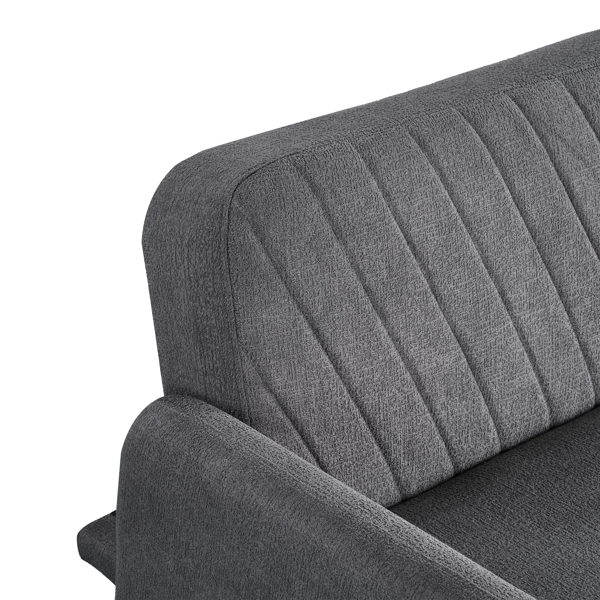 Kiri 3 Seater Sofa Bed - Grey - Image 19
