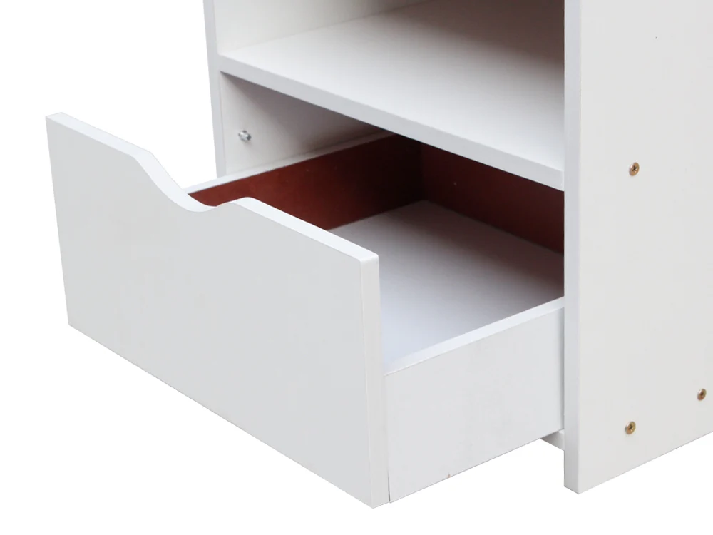 KNOX Bedside Table - WHITE - Image 7