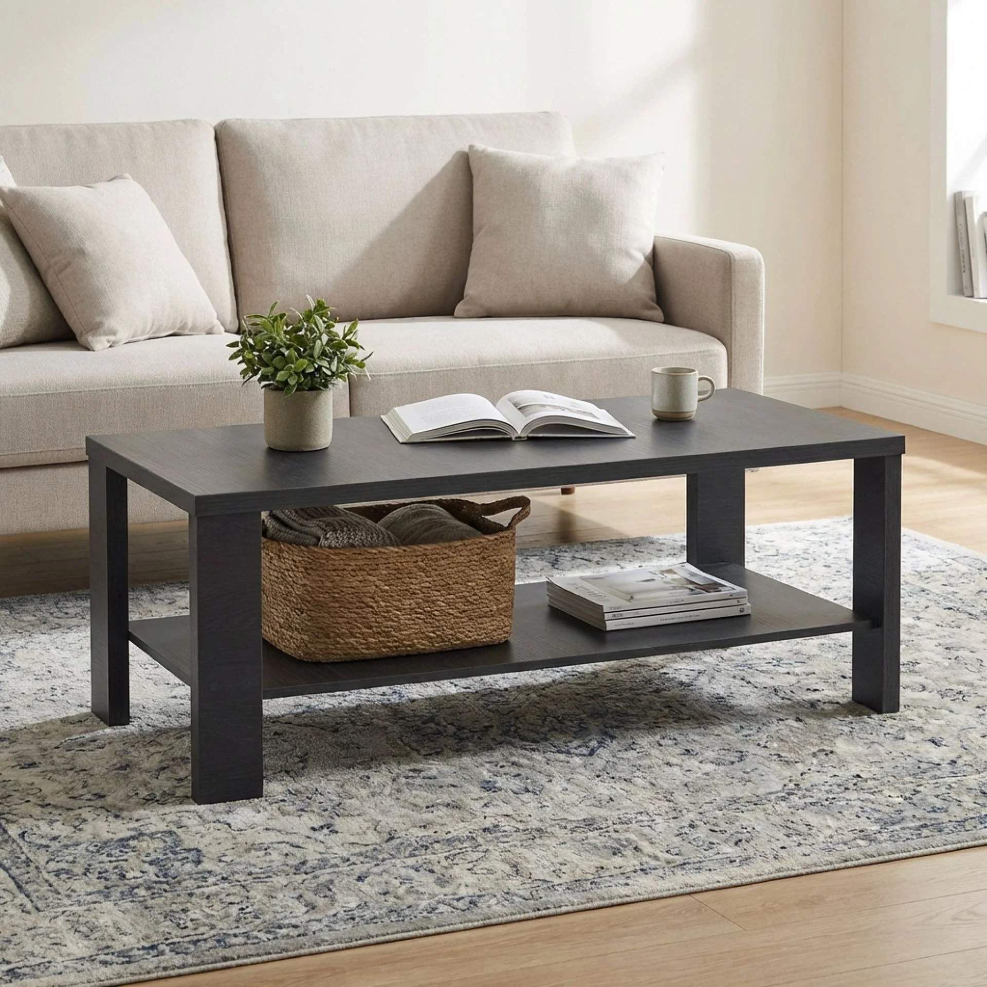 Koda Rectangle Coffee Table - Black