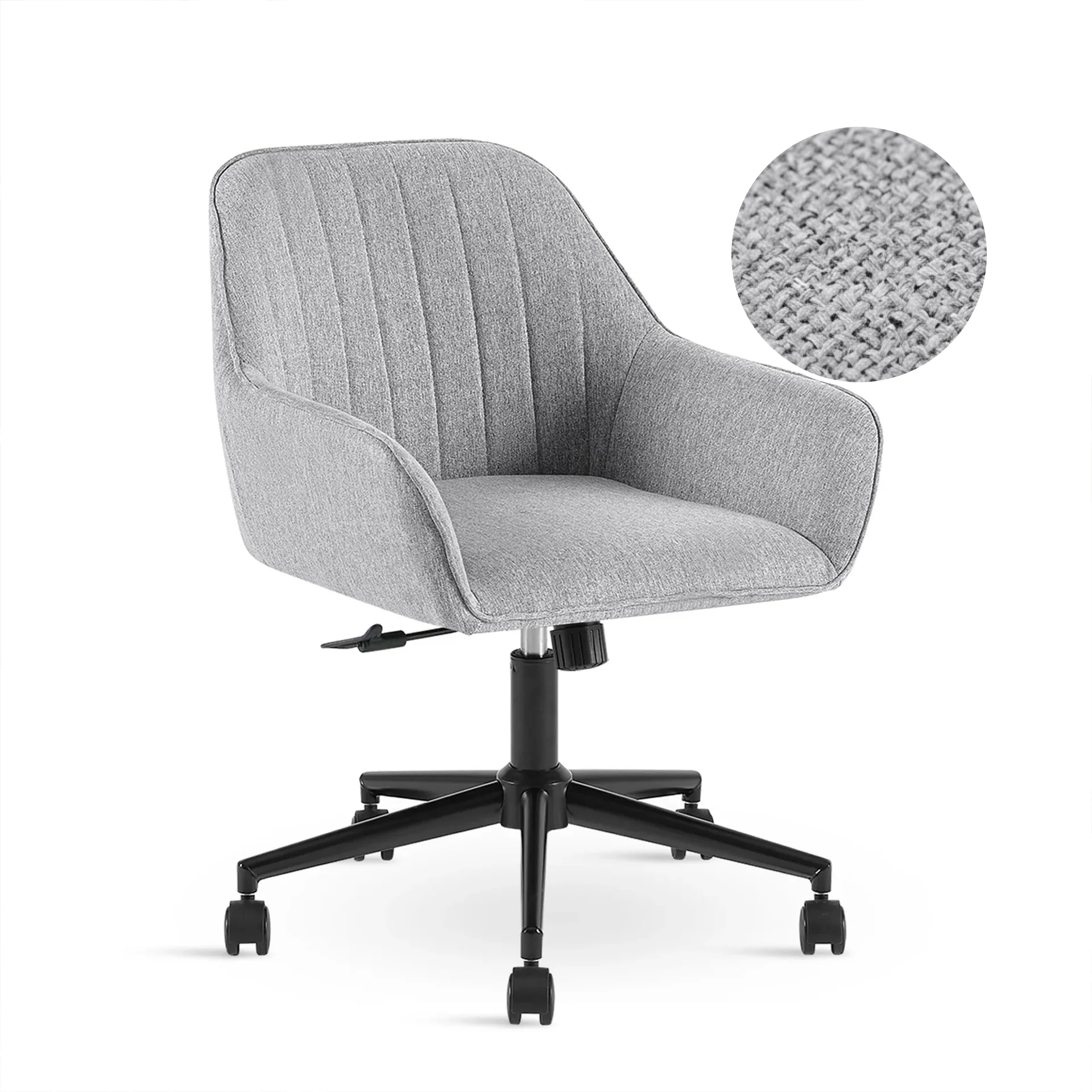 Lachlan Office Chair - Grey - Image 6