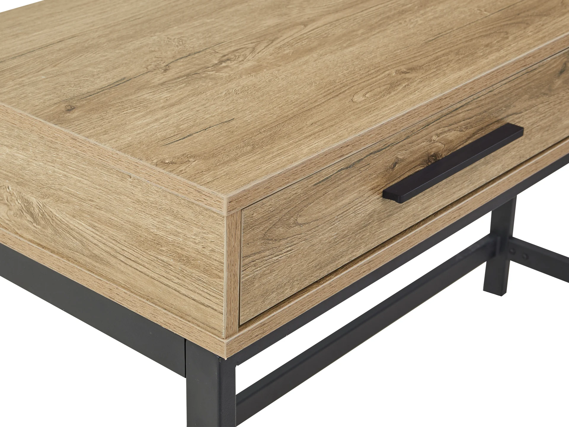 Lennox 120cm Computer Desk - Dark Oak - Image 5