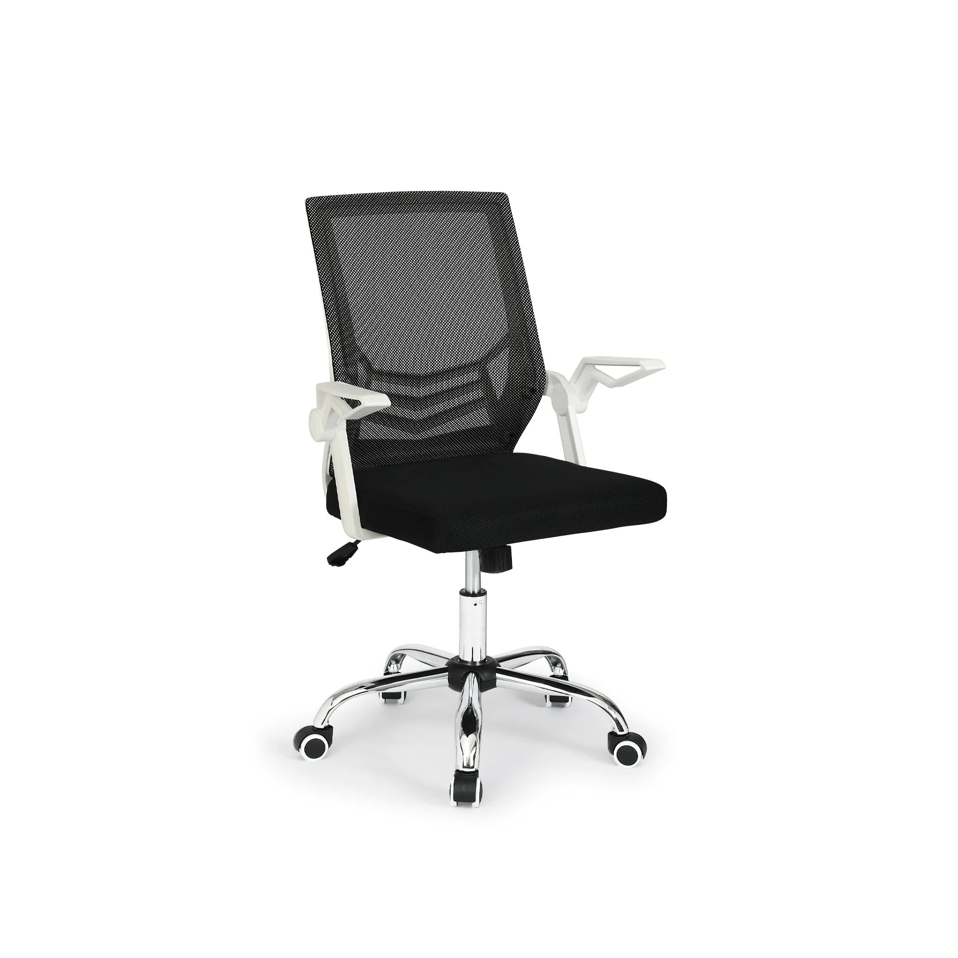 Leon Office Chair - Black + White - Image 5