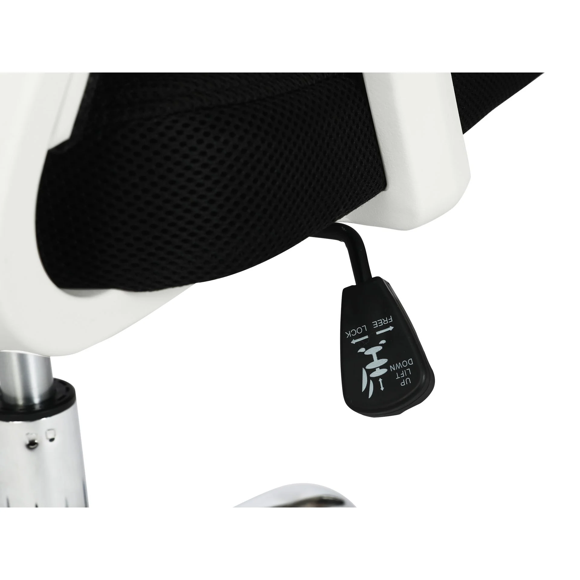 Leon Office Chair - Black + White - Image 9