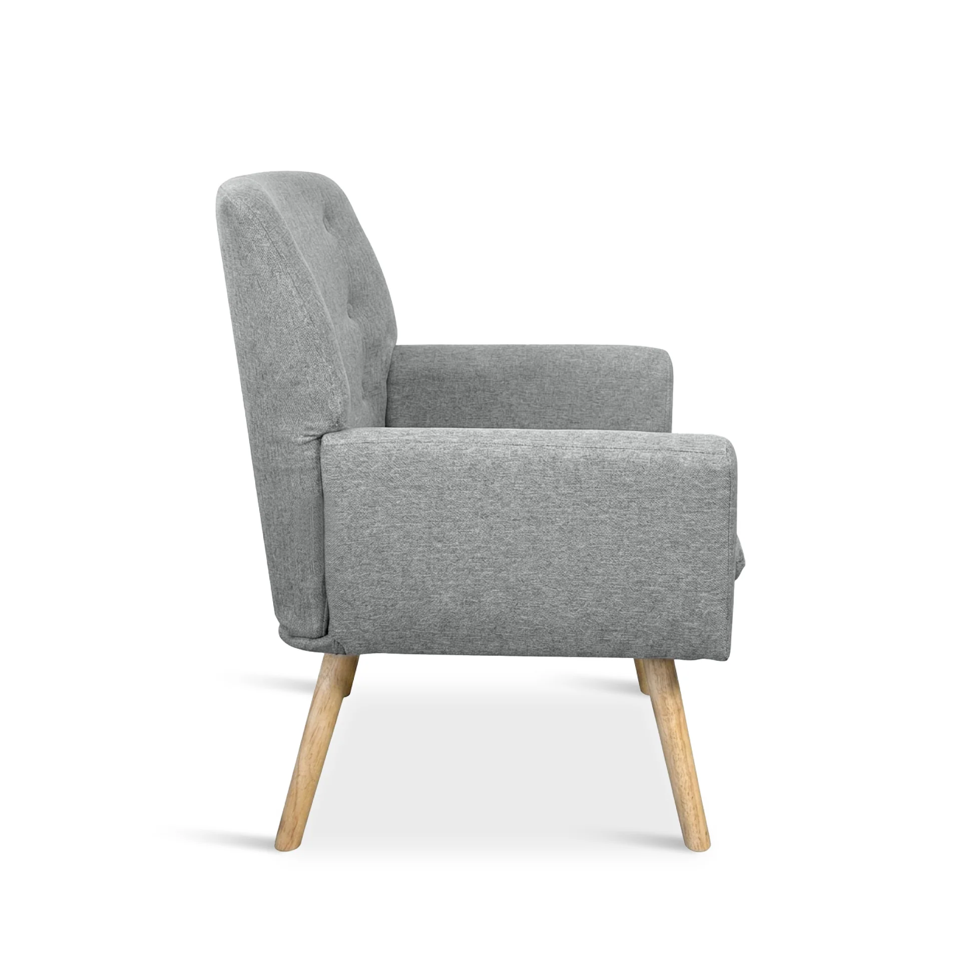 Lina Armchair - Light Grey - Image 10