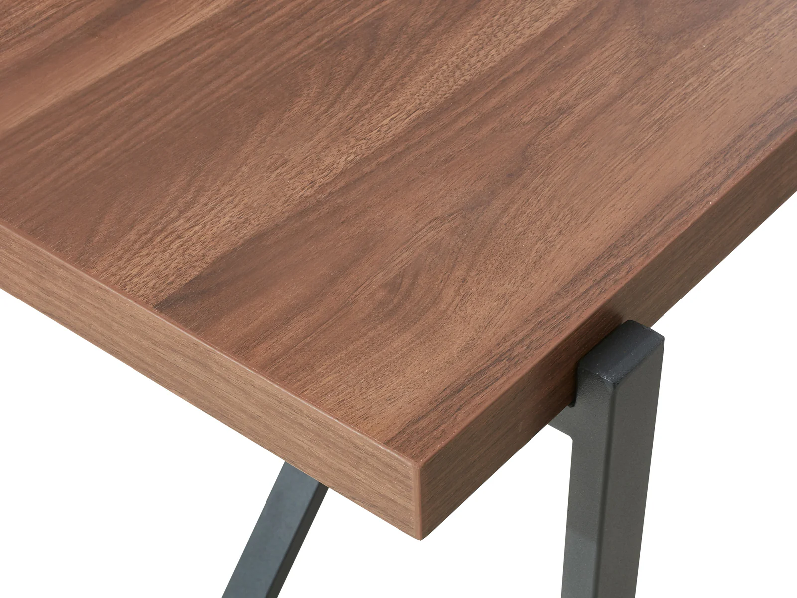 LIRON Dining Table Rectangle 180x90cm - WALNUT - Image 6