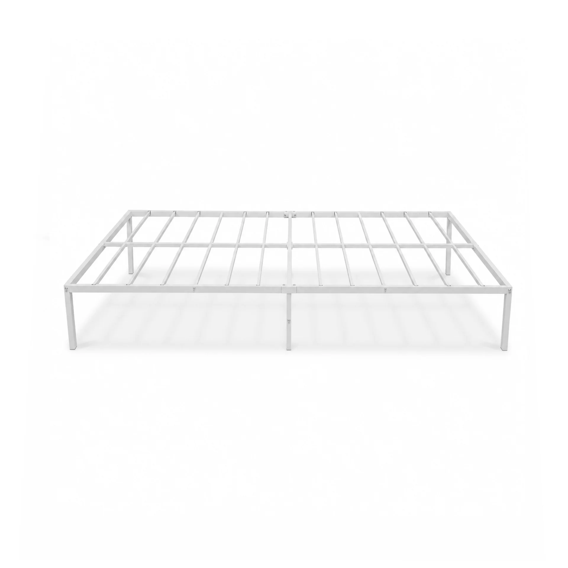 Lite King Single Metal Bed Frame - White - Image 10