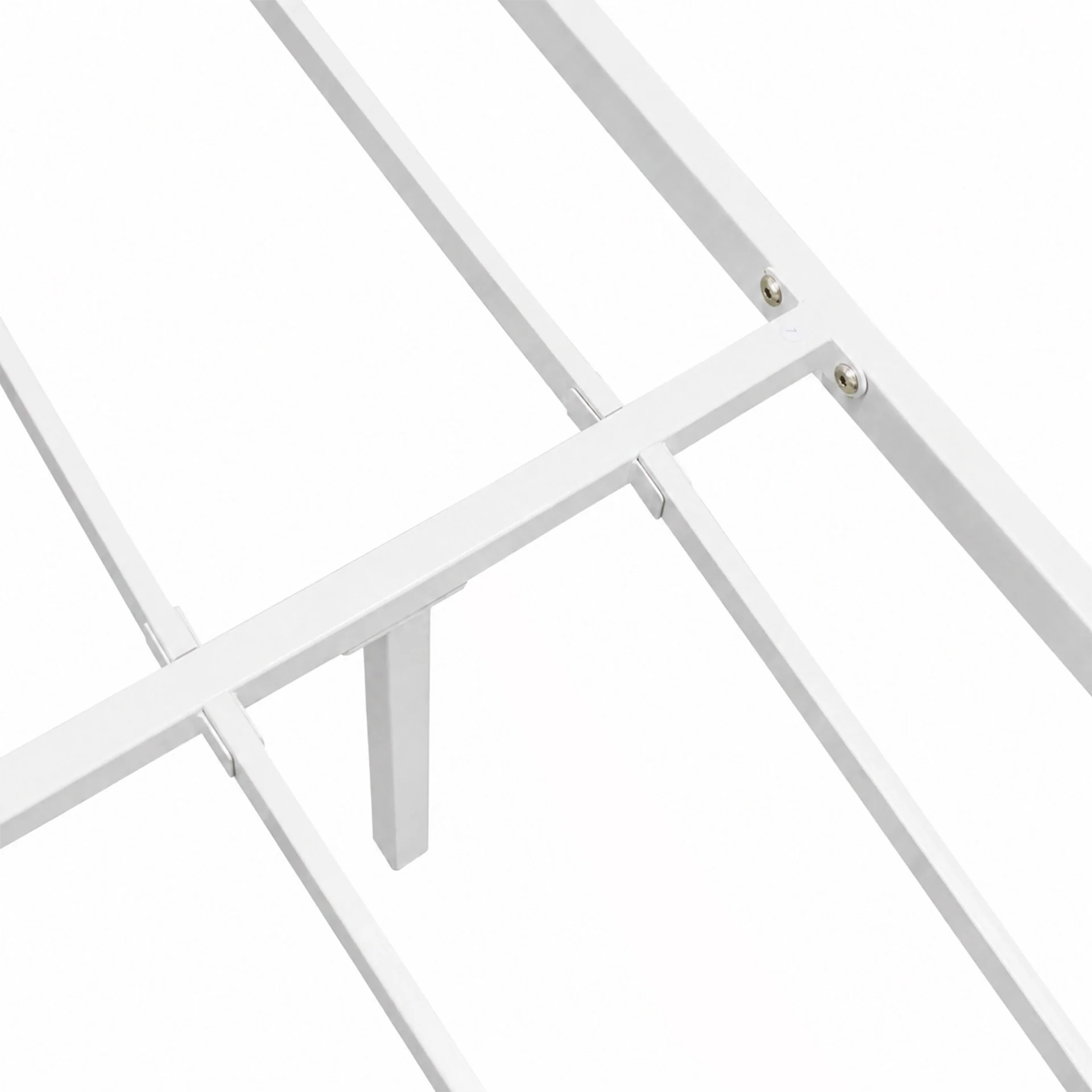 Lite King Single Metal Bed Frame - White - Image 12