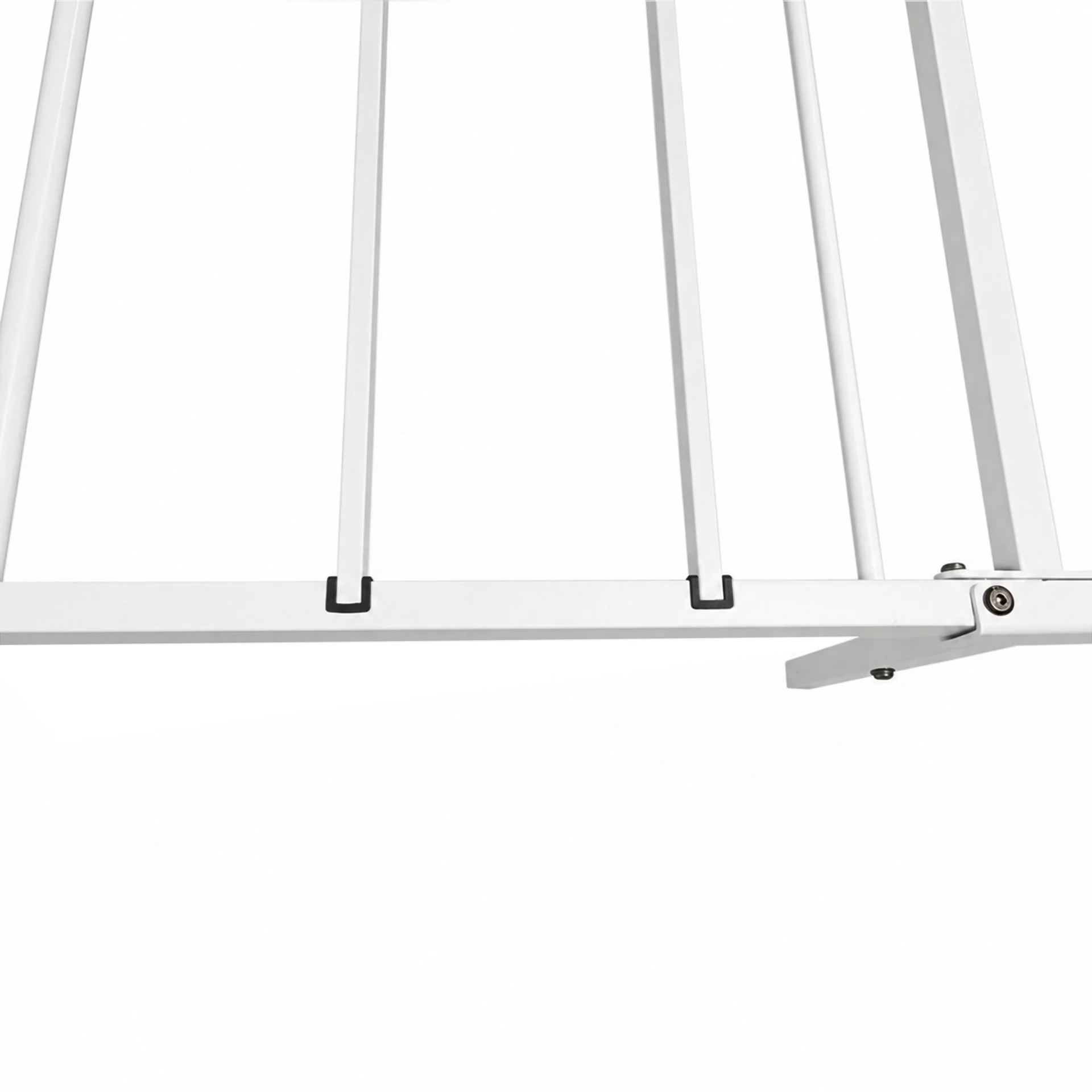 Lite King Single Metal Bed Frame - White - Image 13