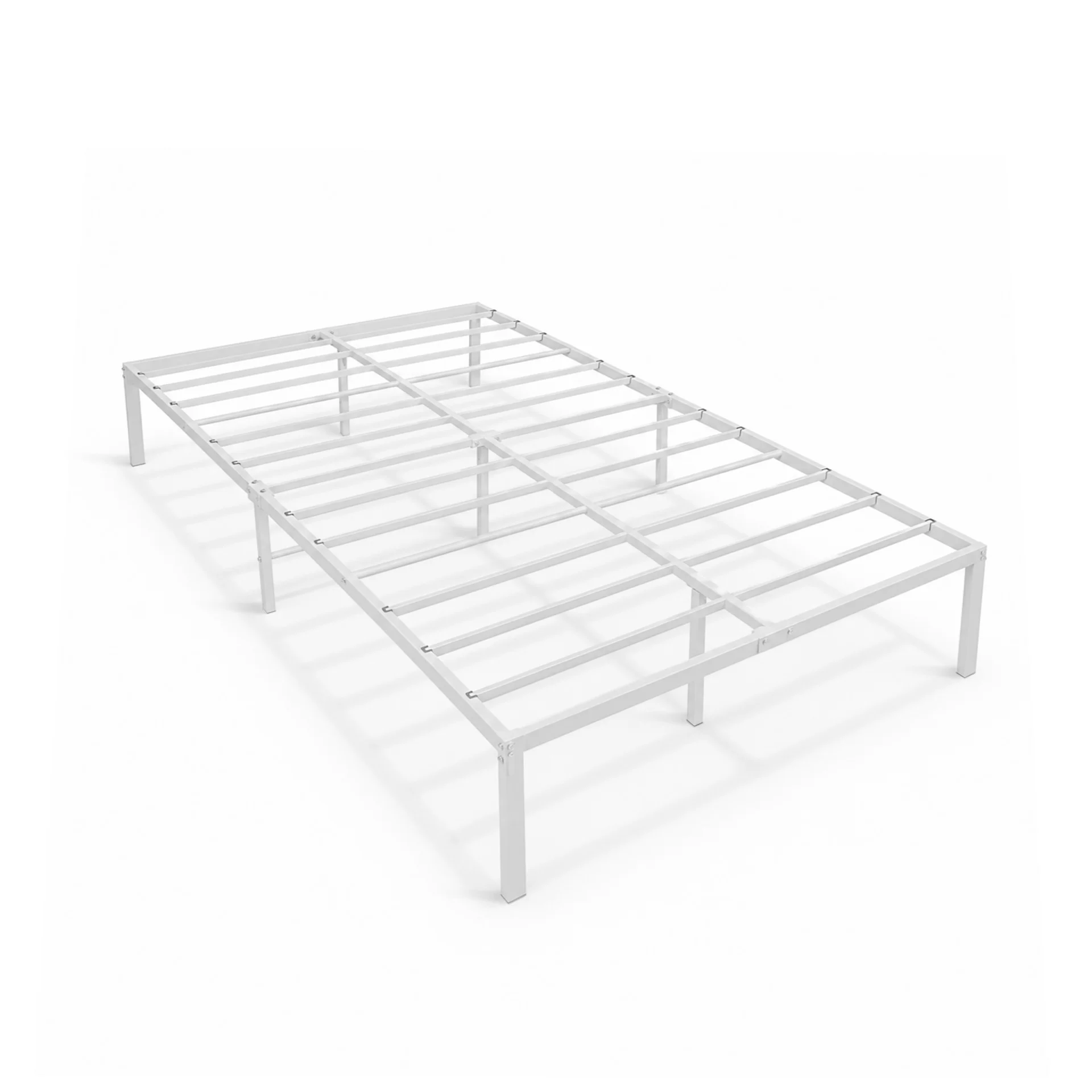 Lite King Single Metal Bed Frame - White - Image 8