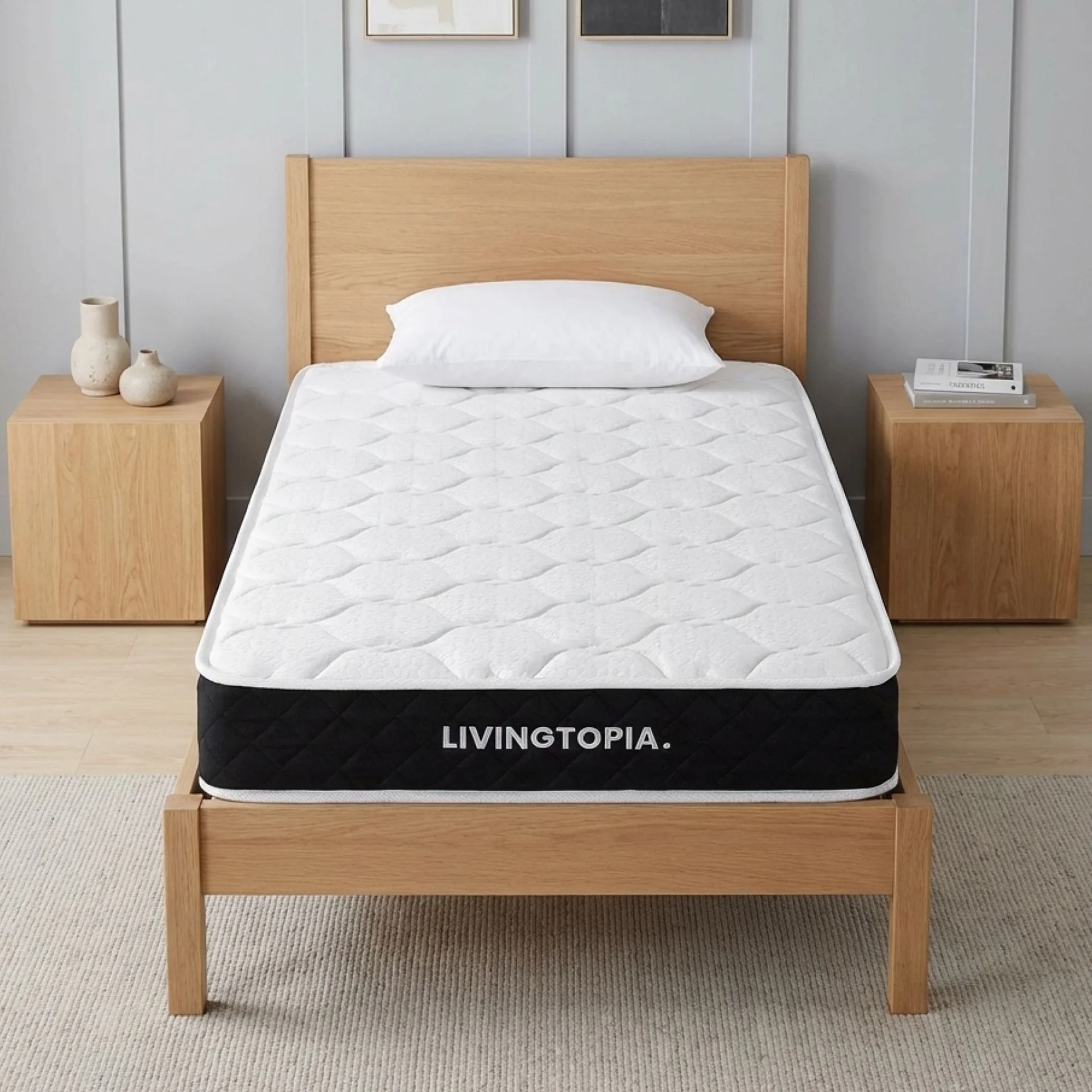 Bamboo Classic Pocket Spring Mattress - King Single - Image 4