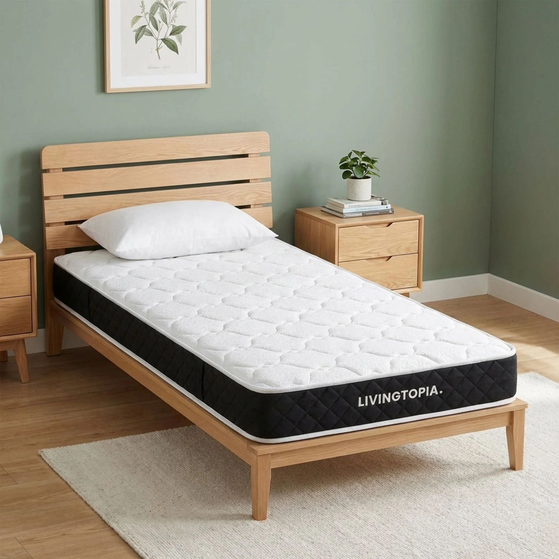 Bamboo Classic Pocket Spring Mattress - King Single - Image 5