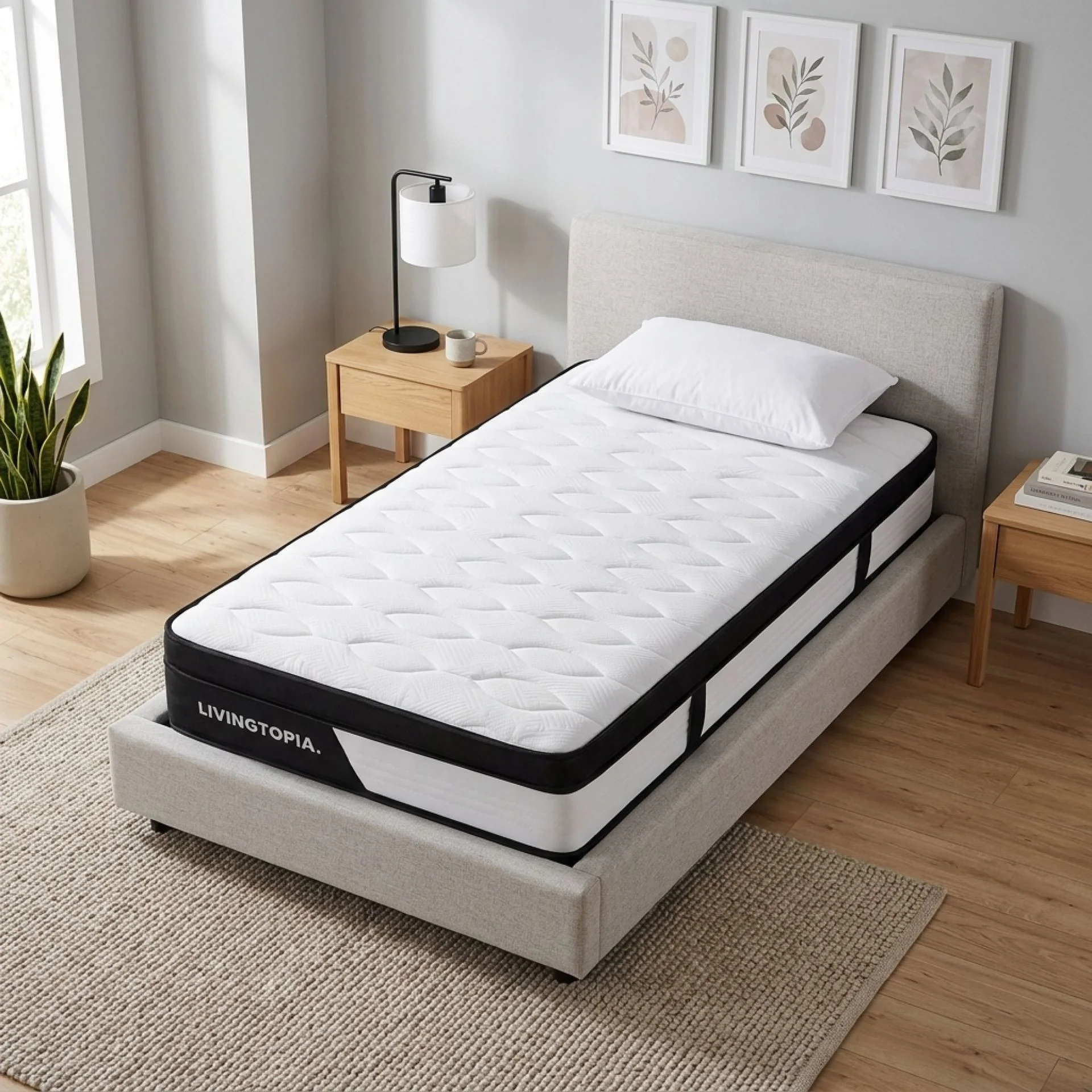 Bamboo Pro 5 Zone Pocket Spring Mattress - King Single - Image 14