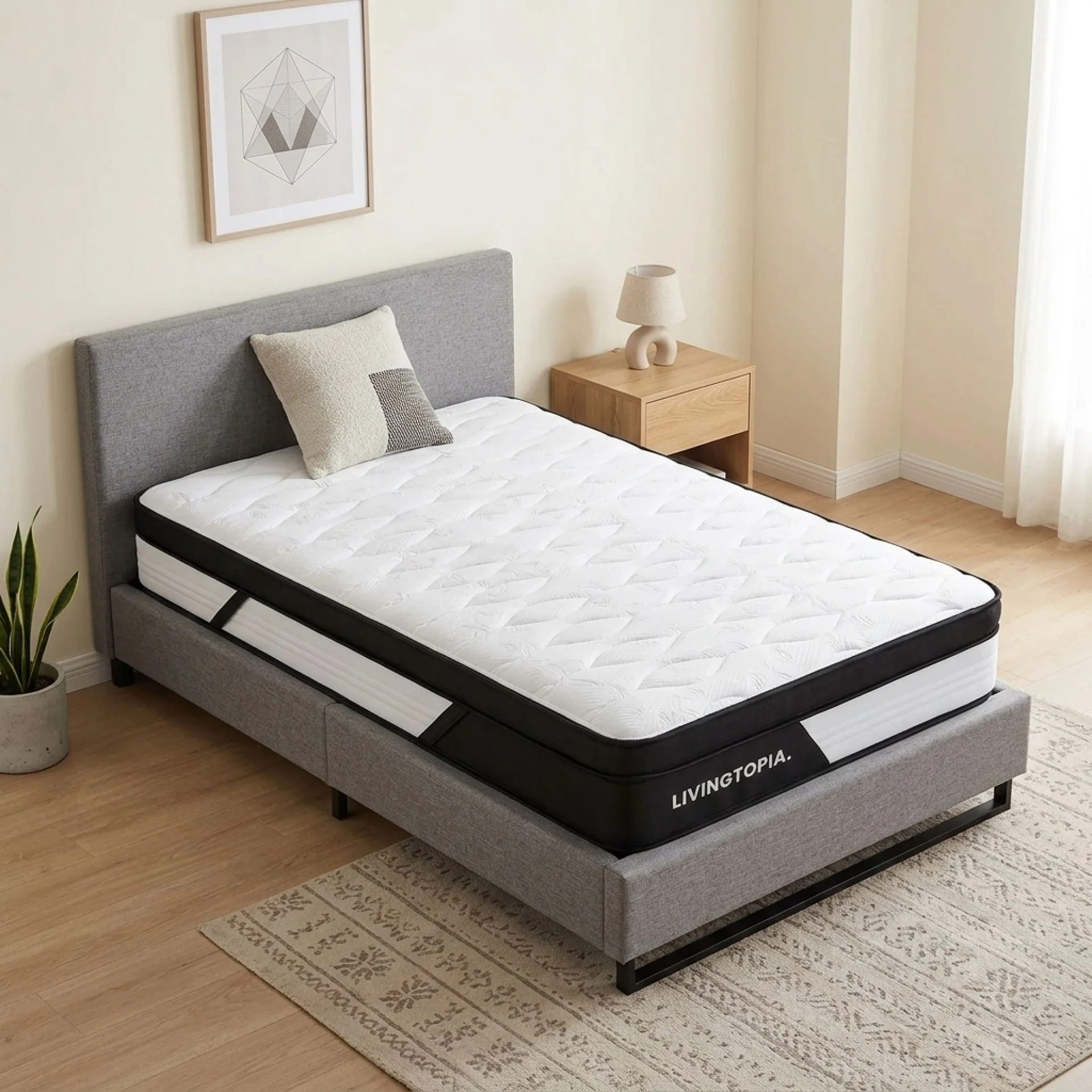 Bamboo Pro 5 Zone Pocket Spring Mattress - King Single - Image 15