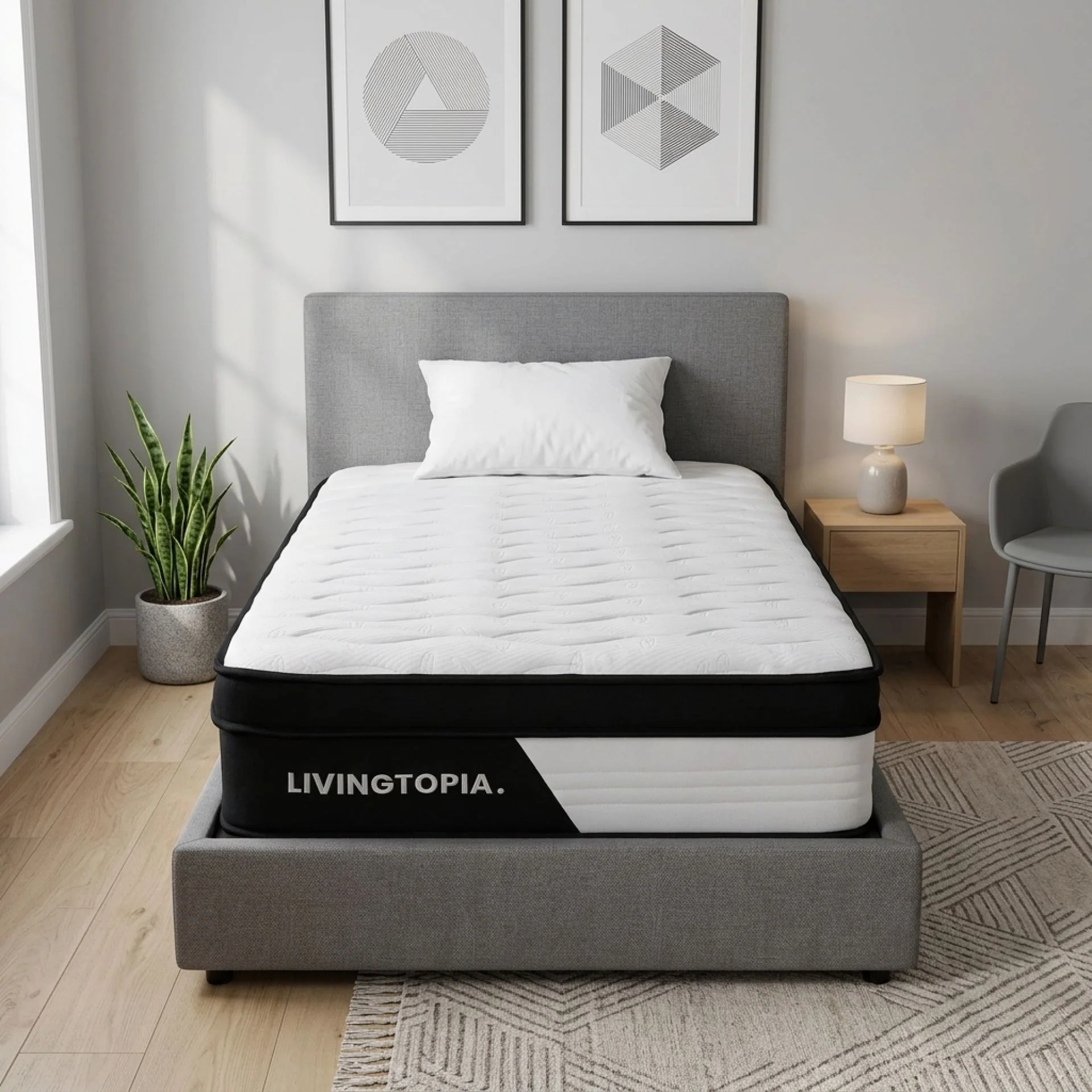 Bamboo Pro 5 Zone Pocket Spring Mattress - King Single - Image 4