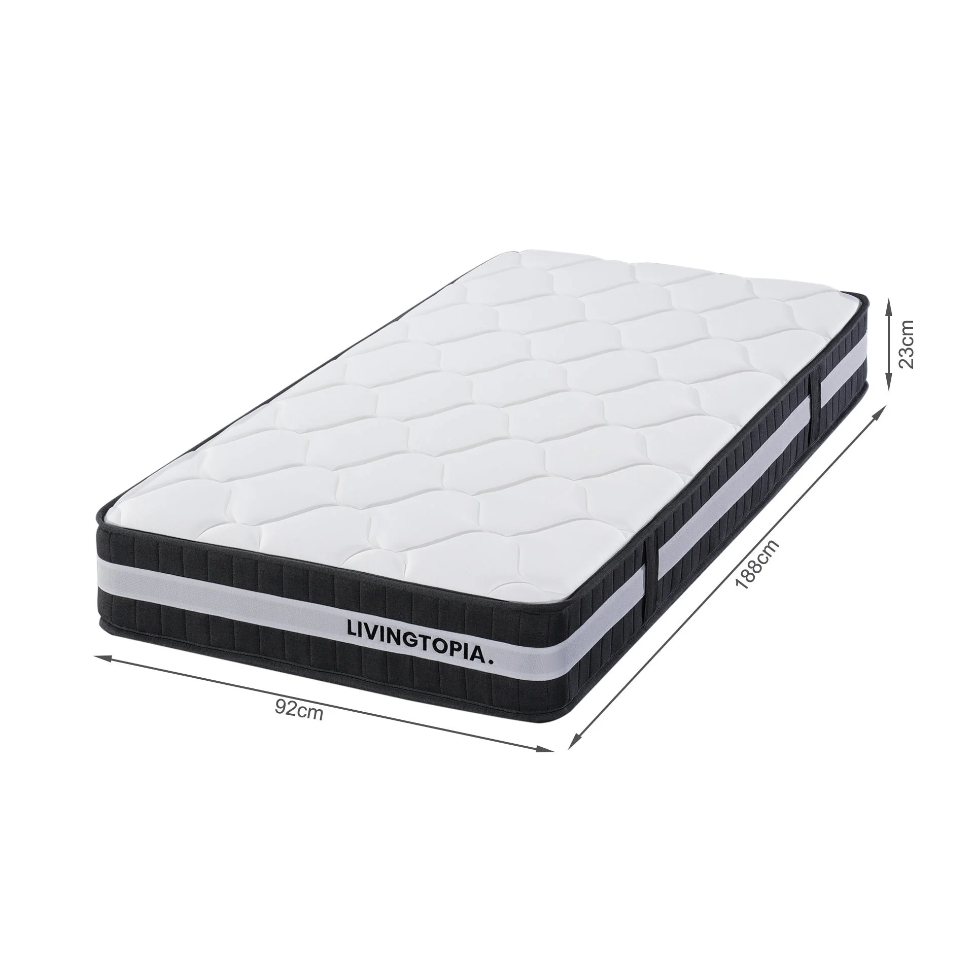 Comfort Plus Pocket Spring Mattress - Single - Image 12