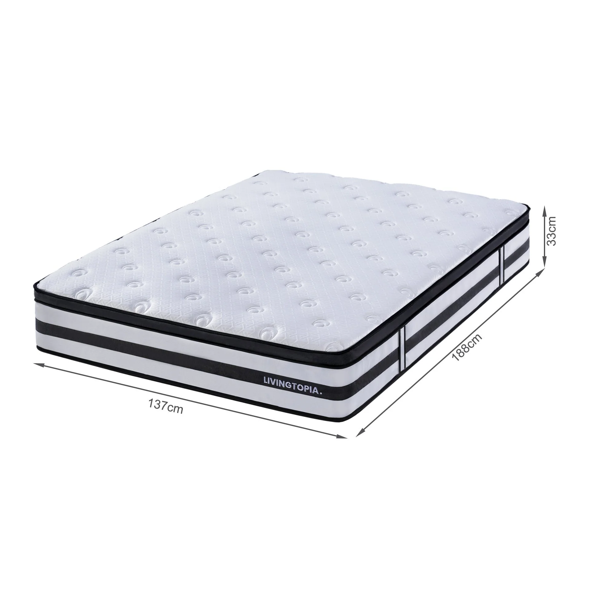 Cooling Prime 7 Zone Pocket Spring Mattress - Double - Image 12