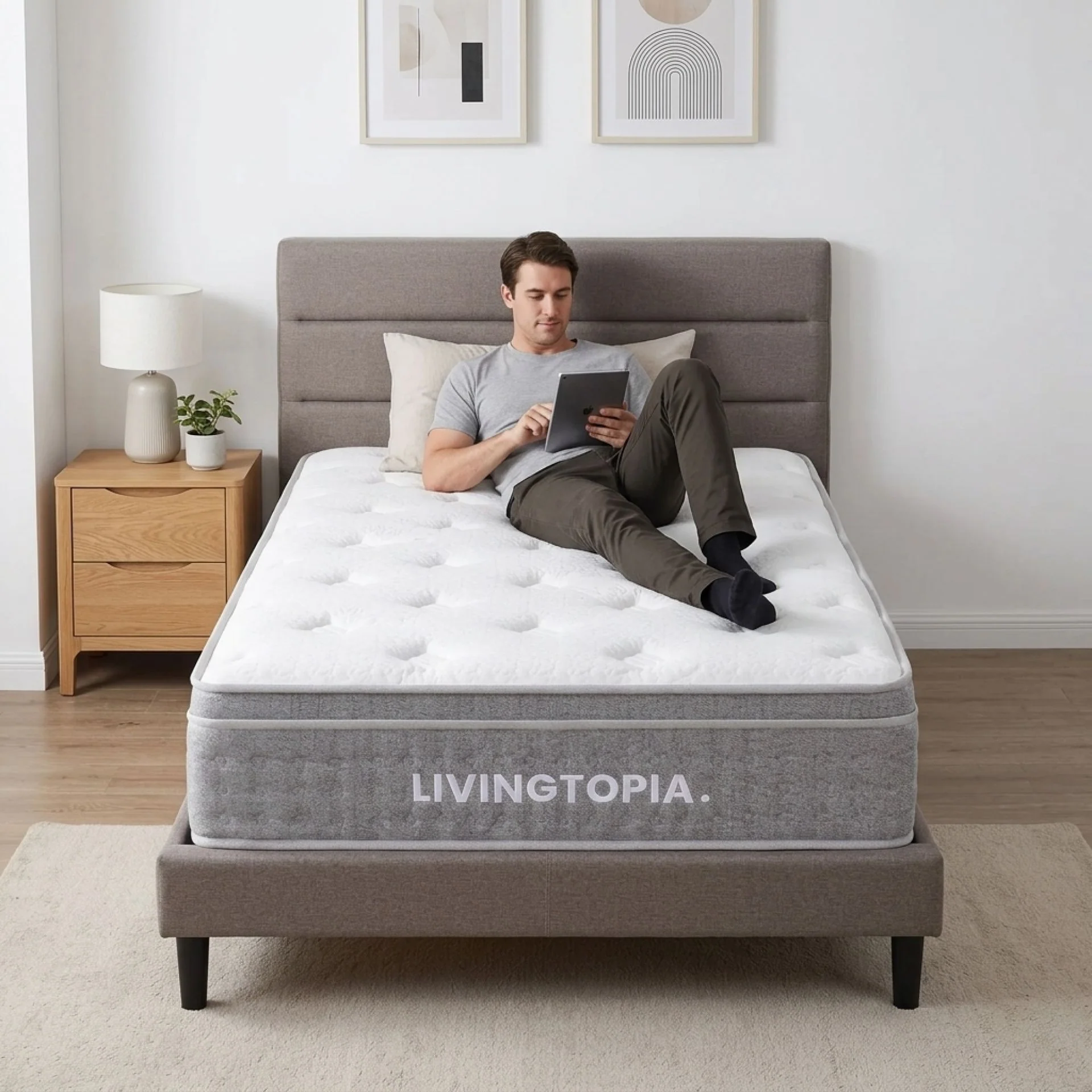 LivingTopia DreamNest Prime King Single Mattress